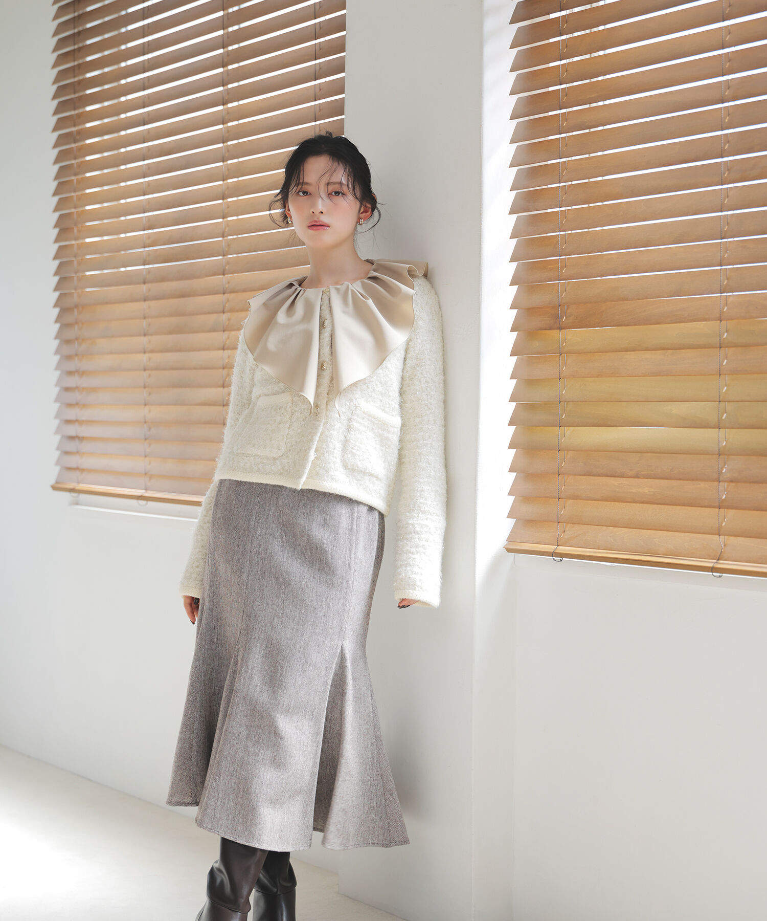  「デザインラッフルブラウス」|シャツ・ブラウス|