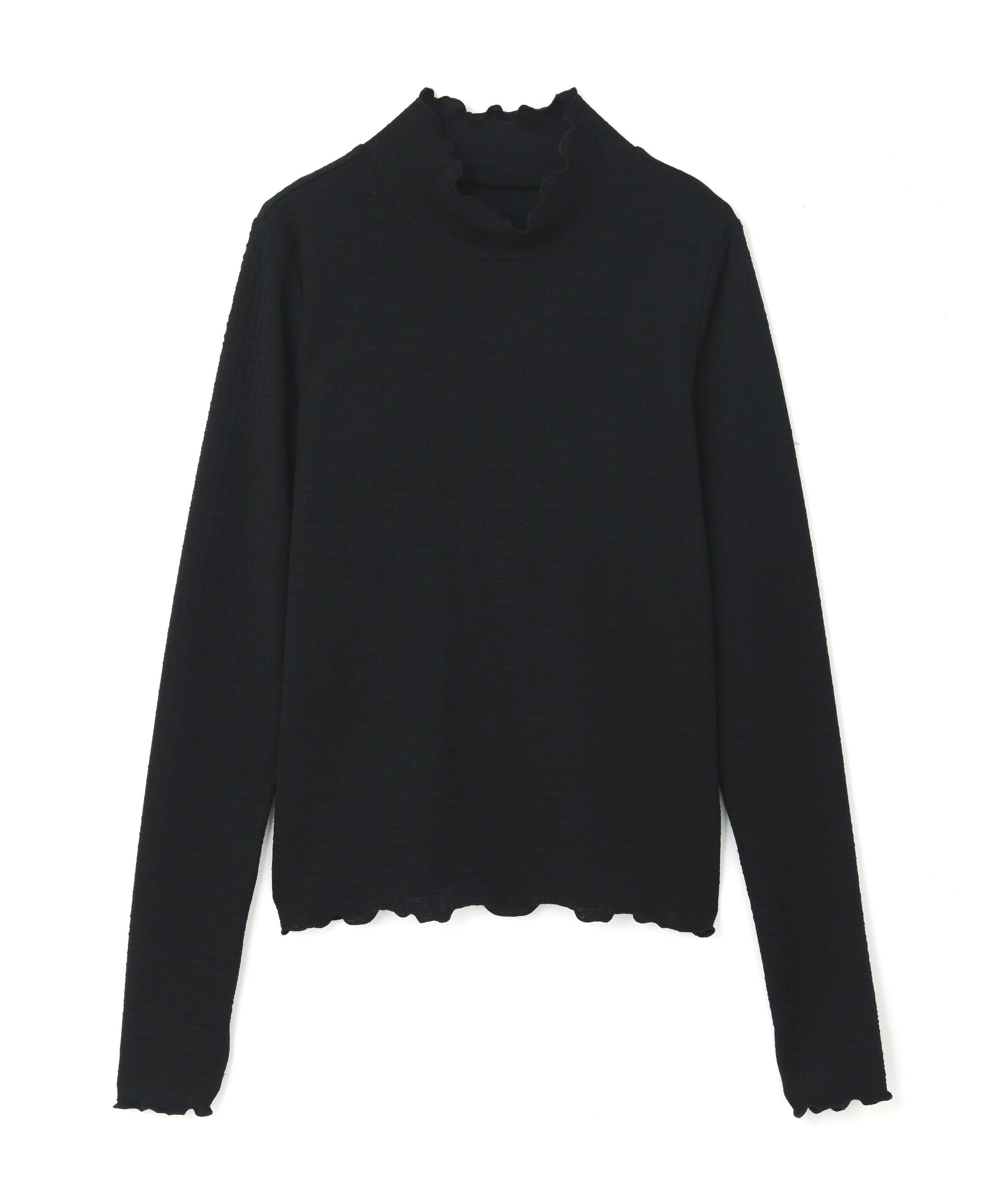  「ポコポコジャガードハイネックカットソー」|Tシャツ・カットソー|