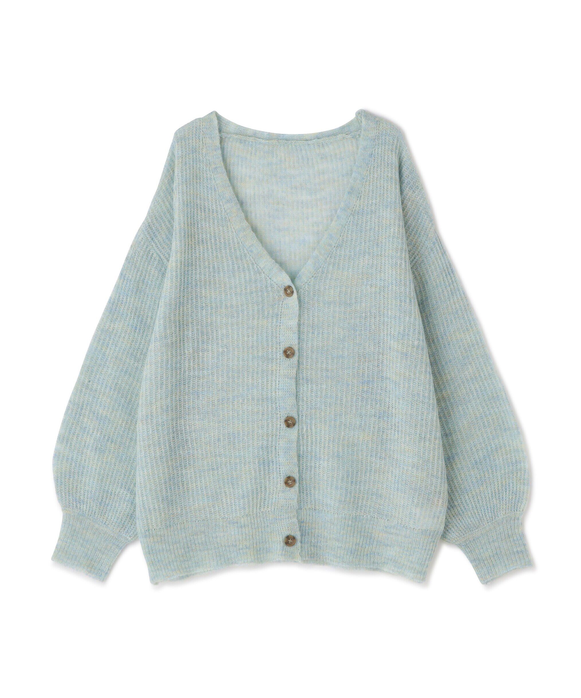  「シアーモヘヤライクニットカーディガン」|ニット・セーター|