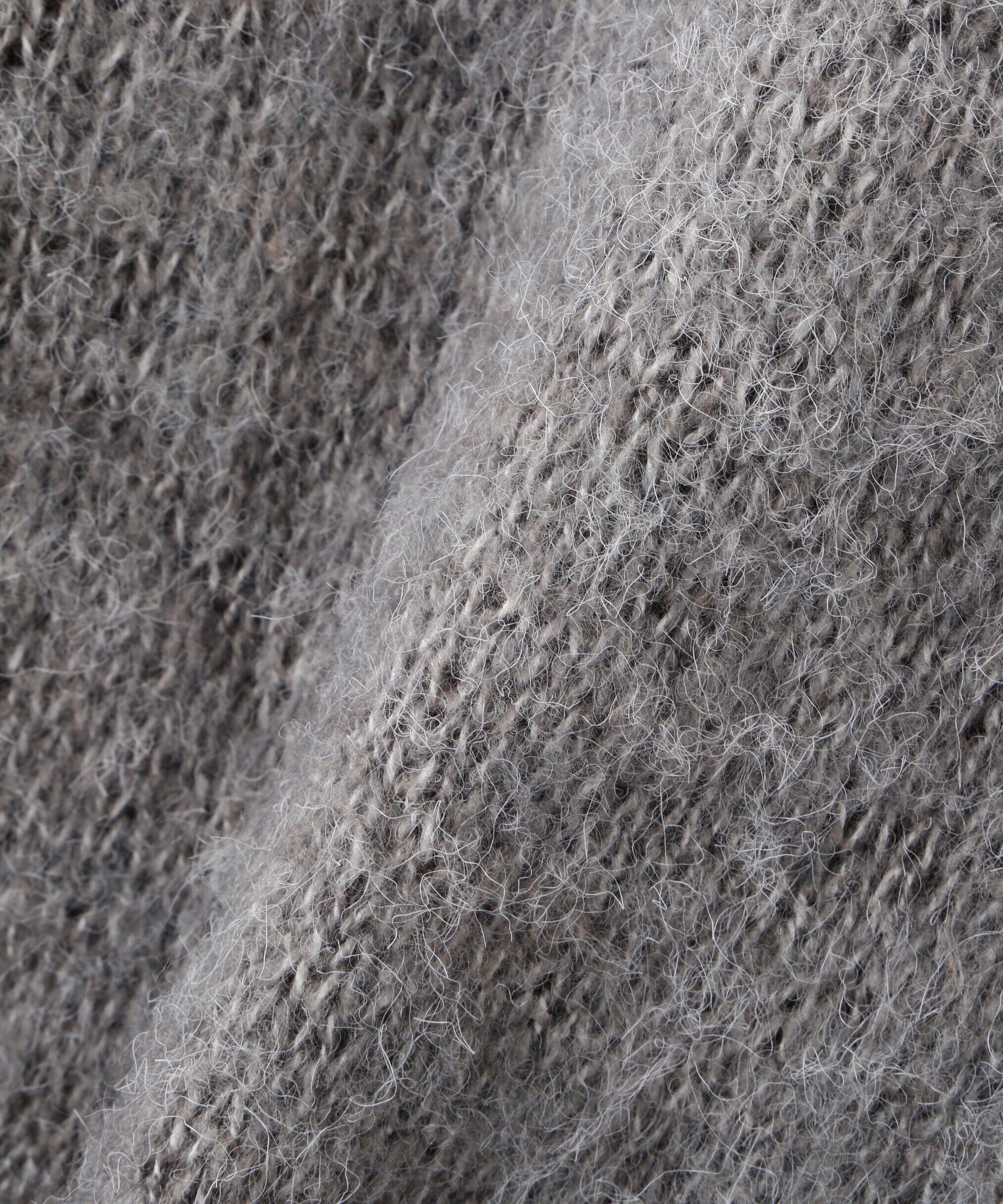  「ミックス起毛裏付きニットジャケット」|ニット・セーター|