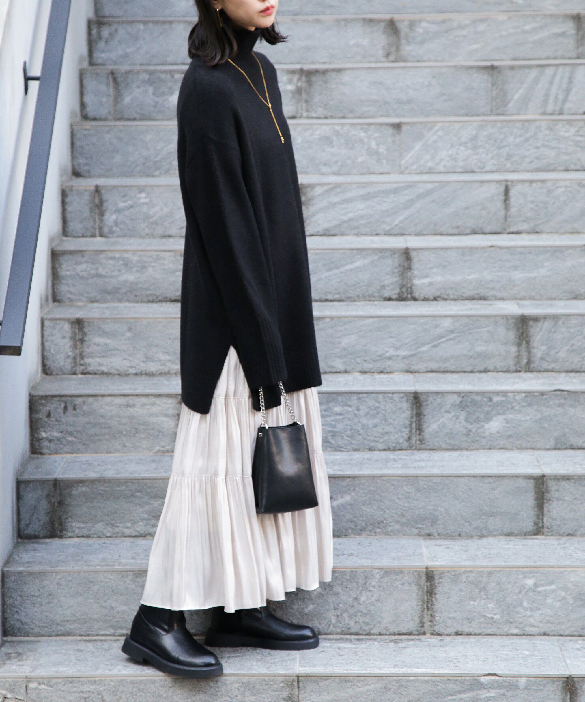  「シャイニーティアードスカート」|スカート|