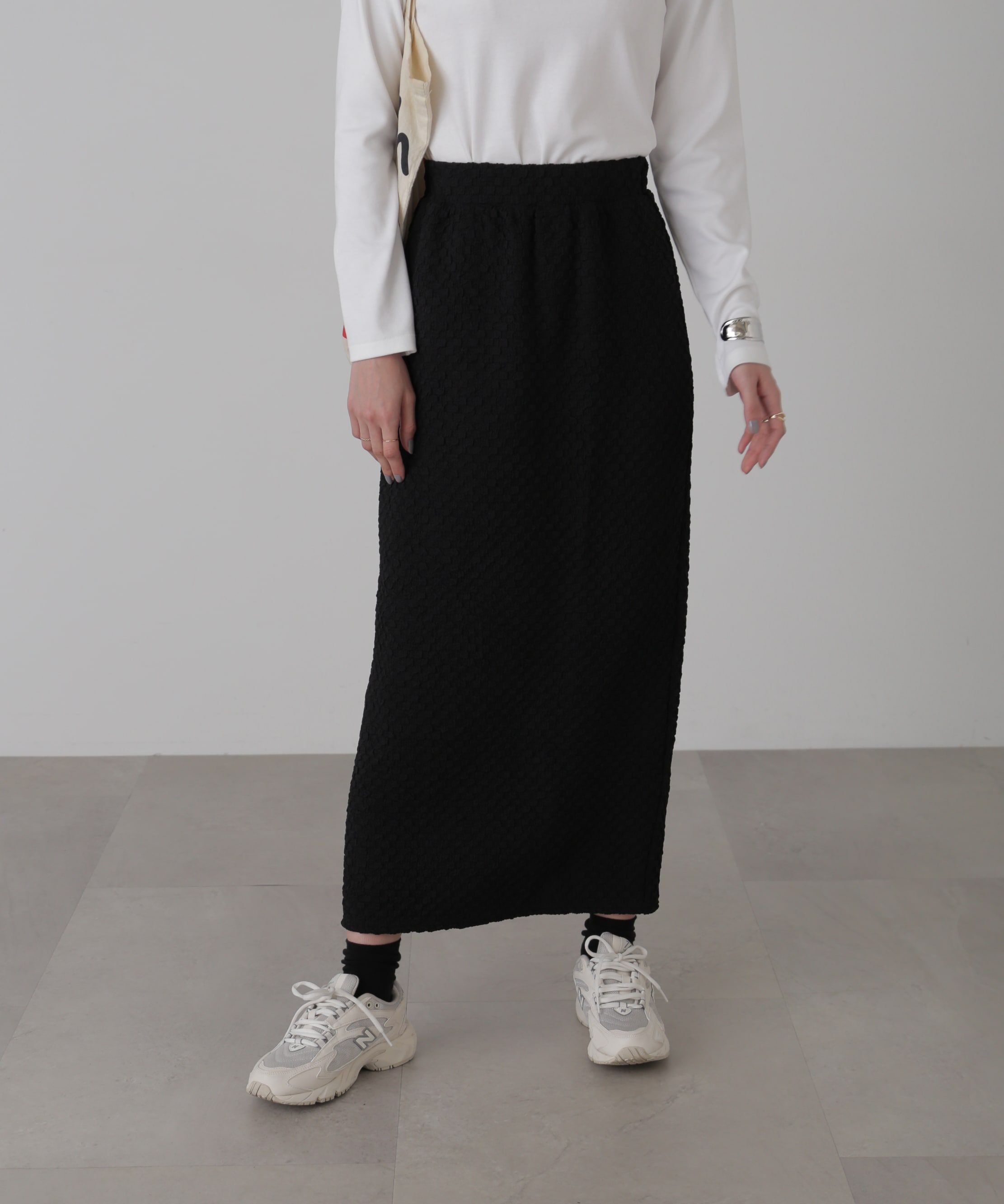  「ジャガードナロースカート」|スカート|