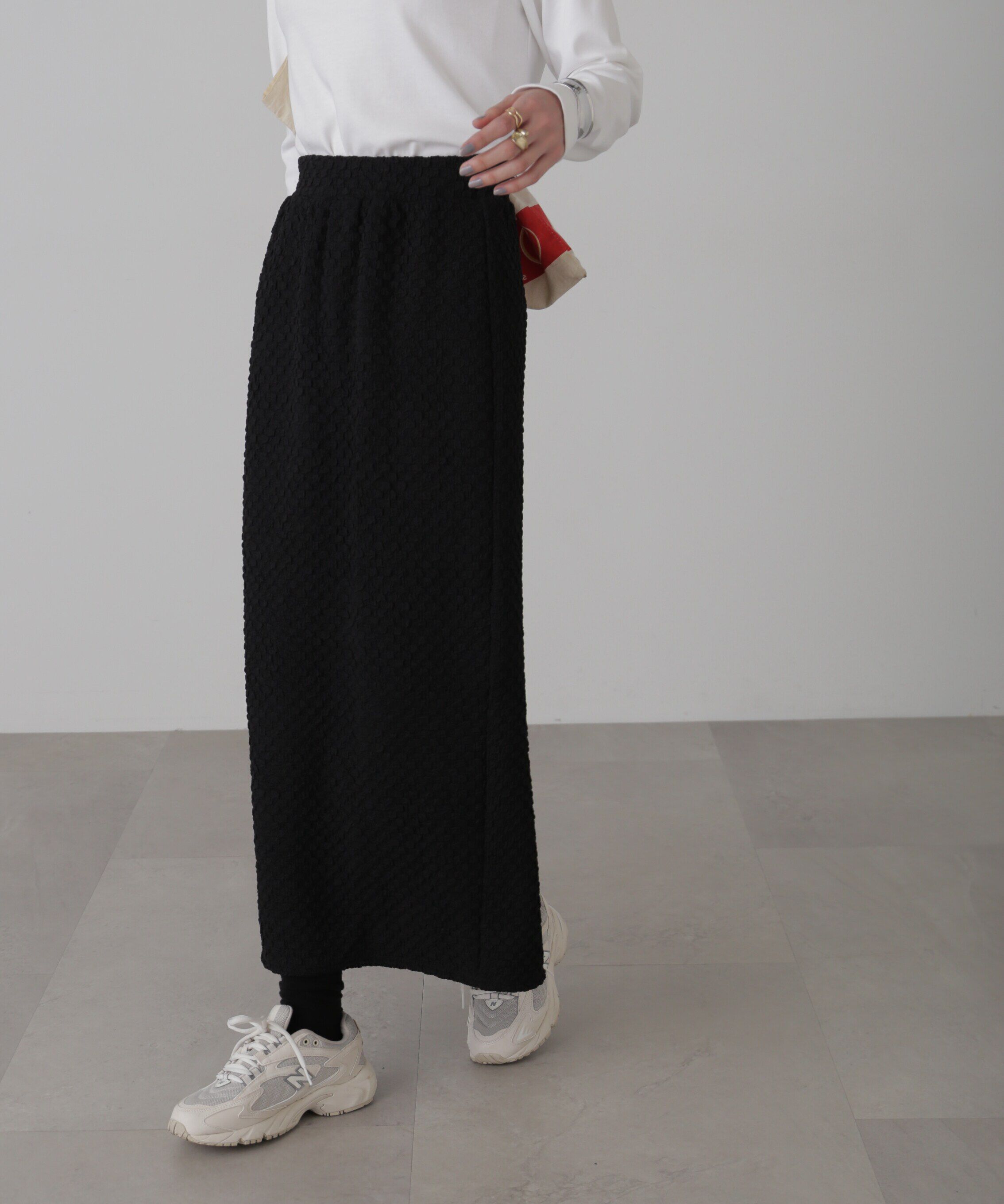  「ジャガードナロースカート」|スカート|