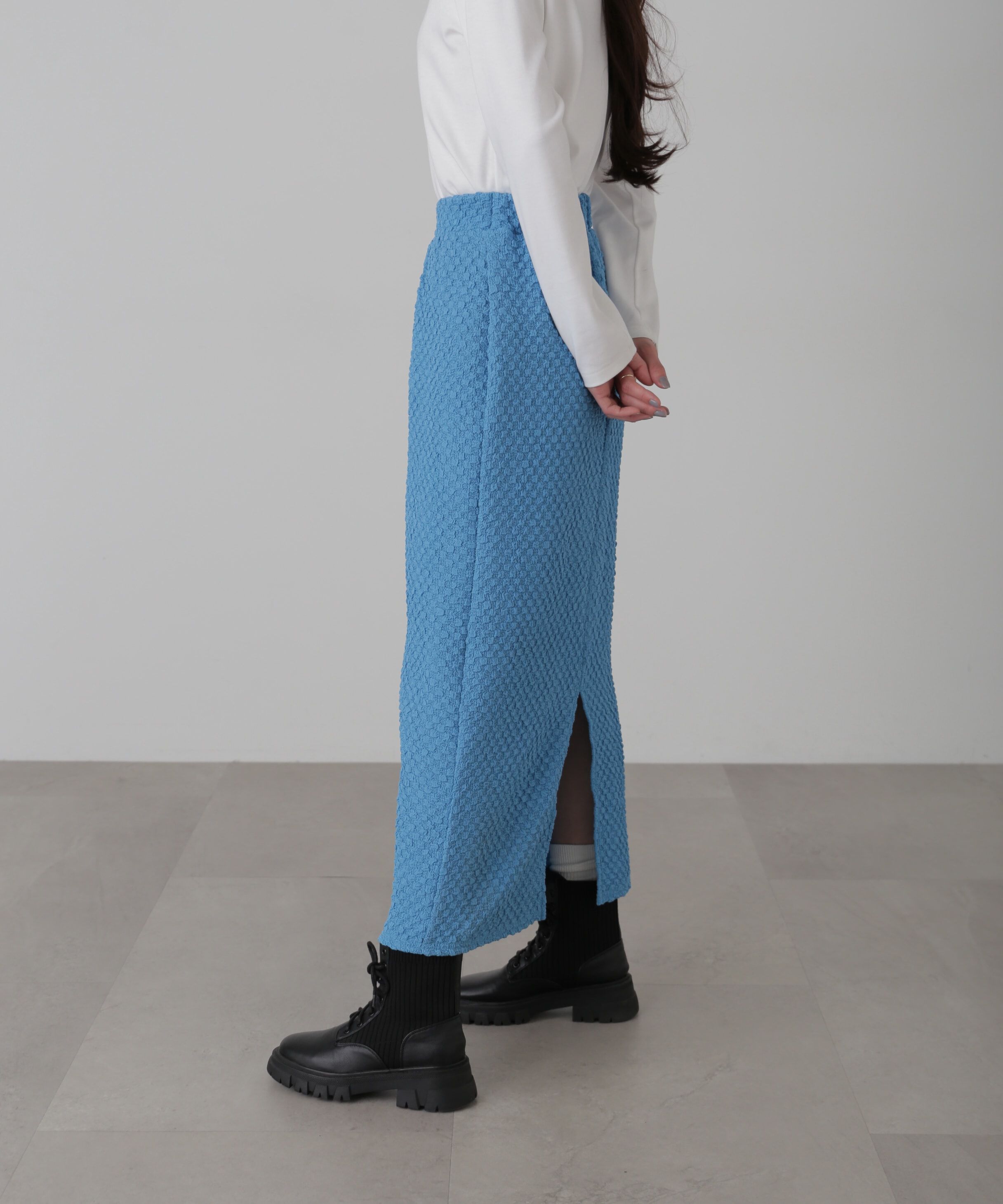  「ジャガードナロースカート」|スカート|