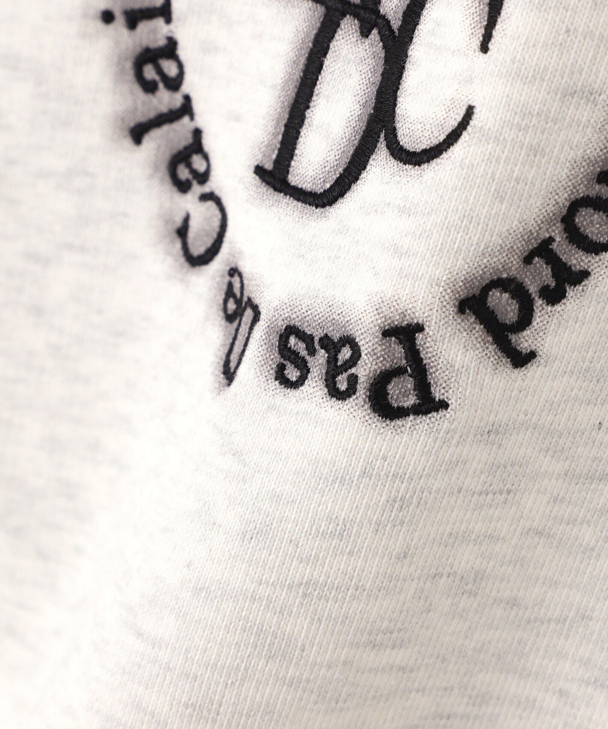  「サークルロゴ刺繍ショート丈スウェット」|Tシャツ・カットソー|