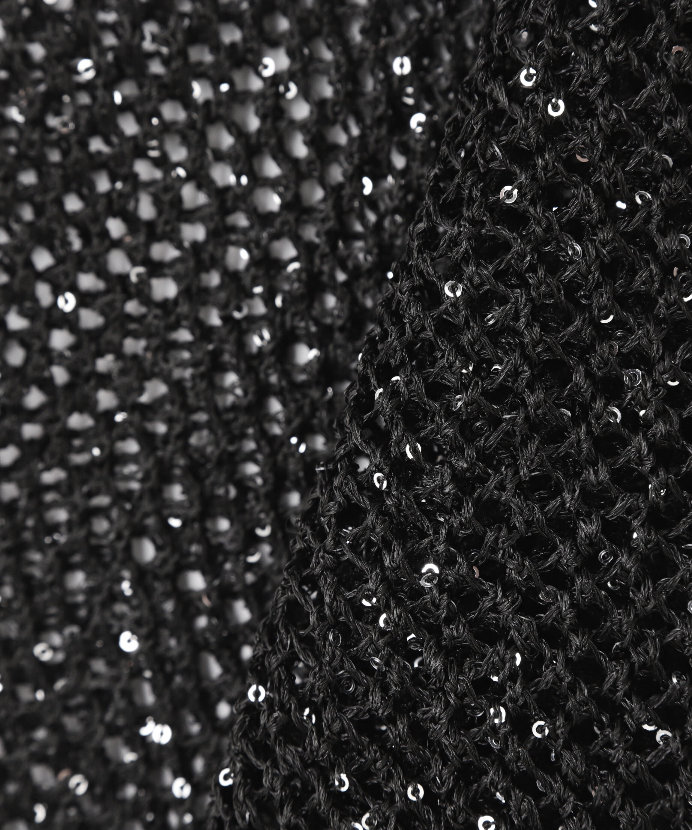  「メッシュスパンコールニット」|ニット・セーター|