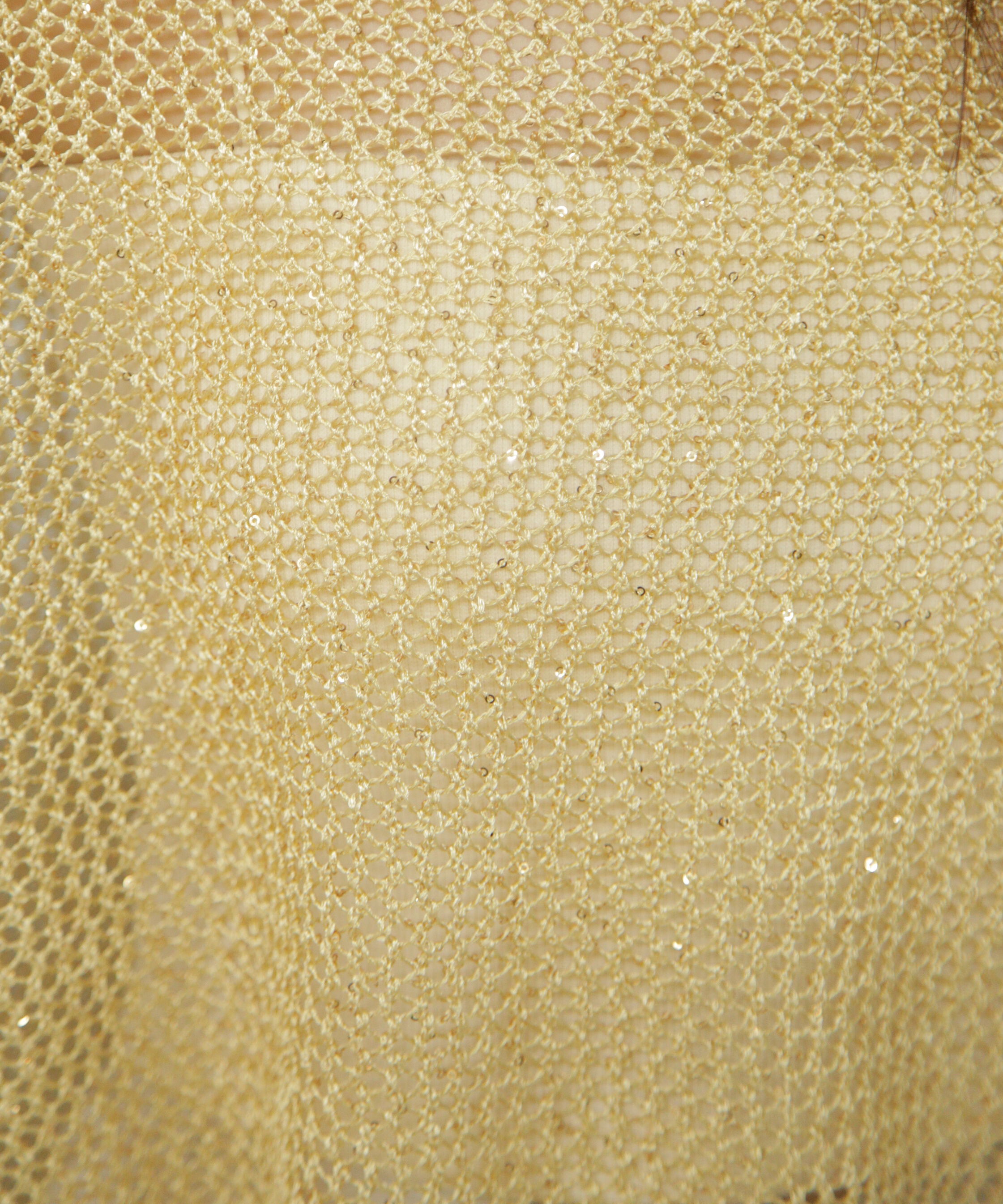  「メッシュスパンコールニット」|ニット・セーター|