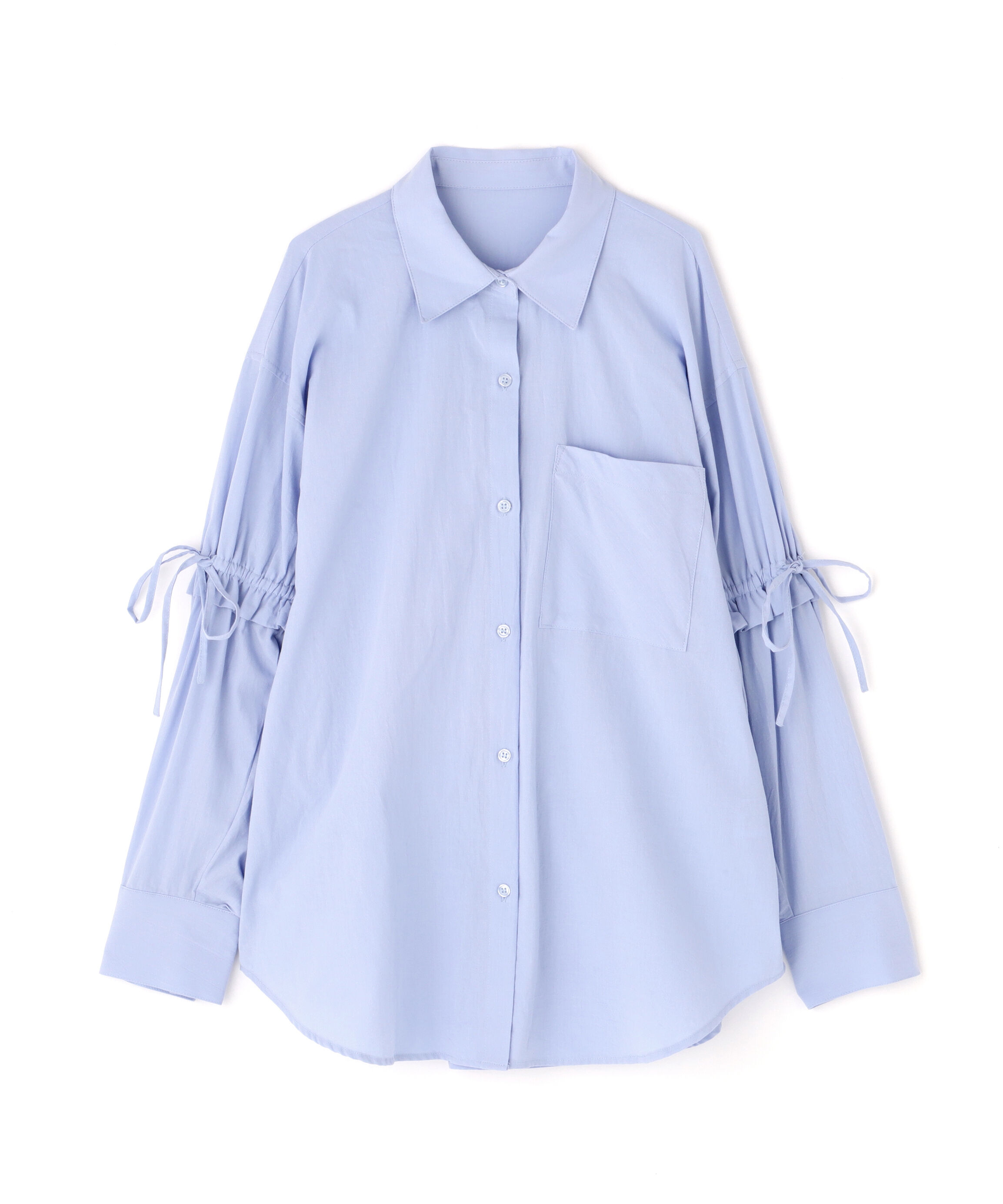  「袖ドロストオーバーシャツ」|シャツ・ブラウス|