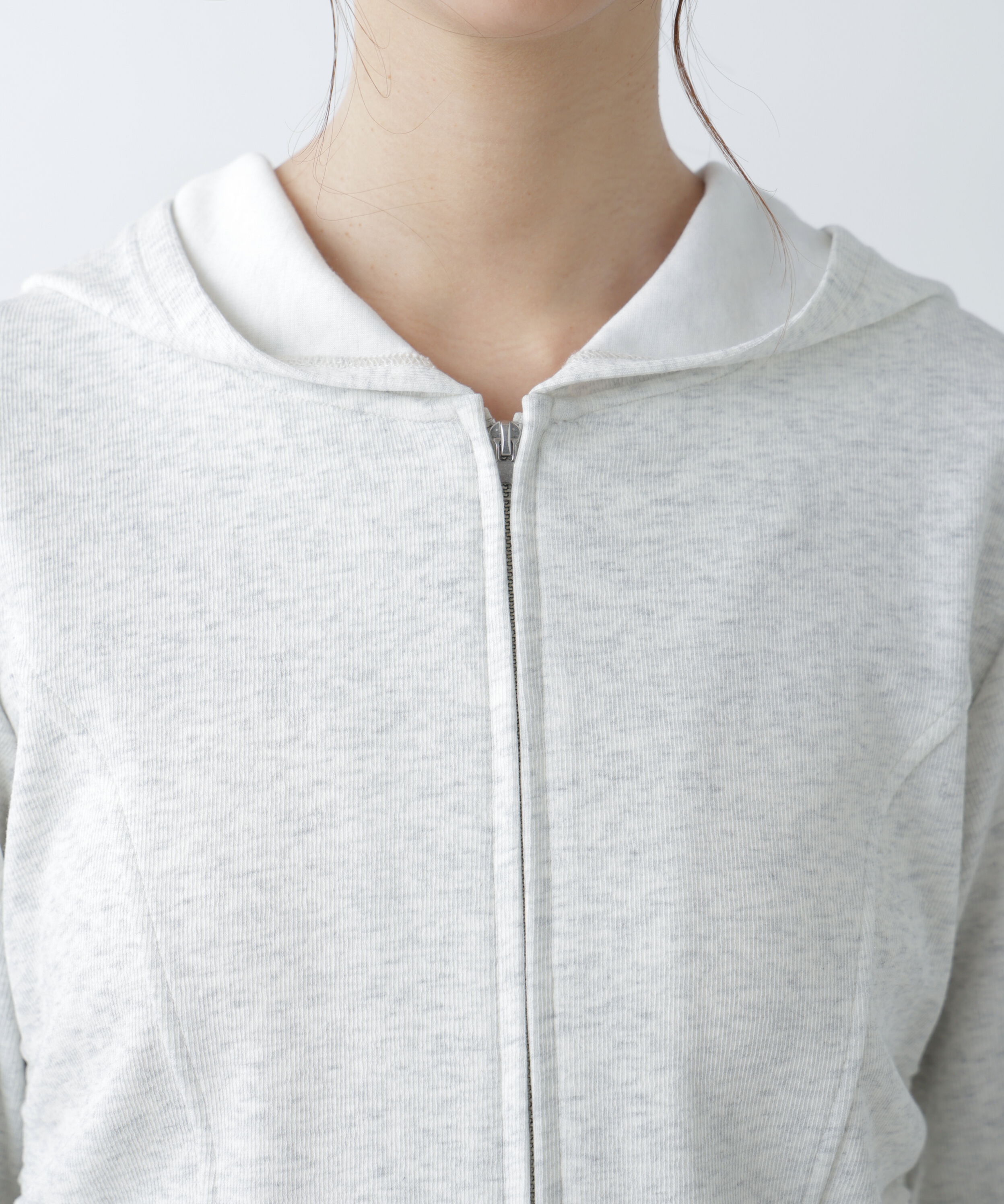  「サイドドロストコンパクトパーカー」|Tシャツ・カットソー|