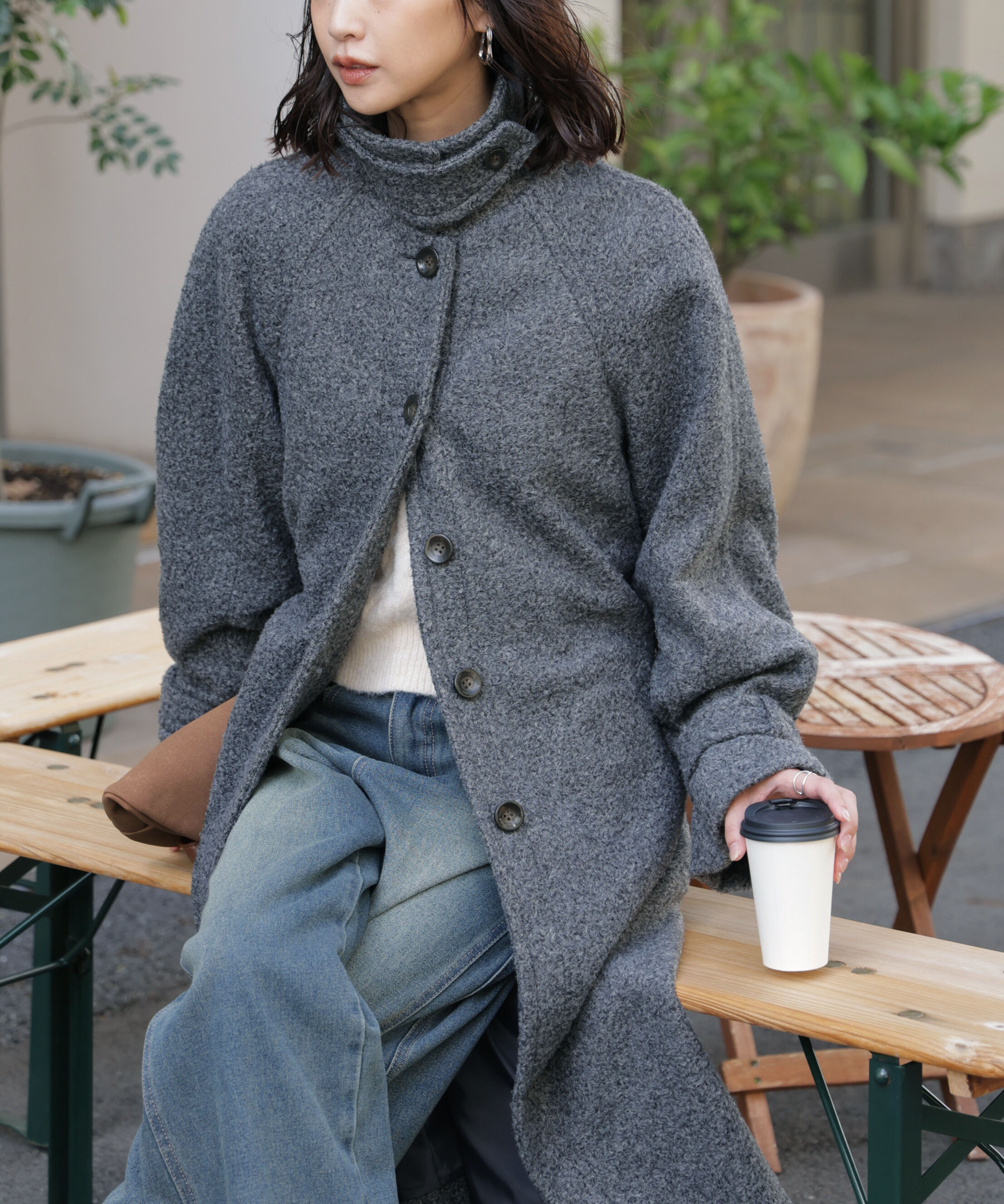  「2wayステンカラーロングコート」|その他|