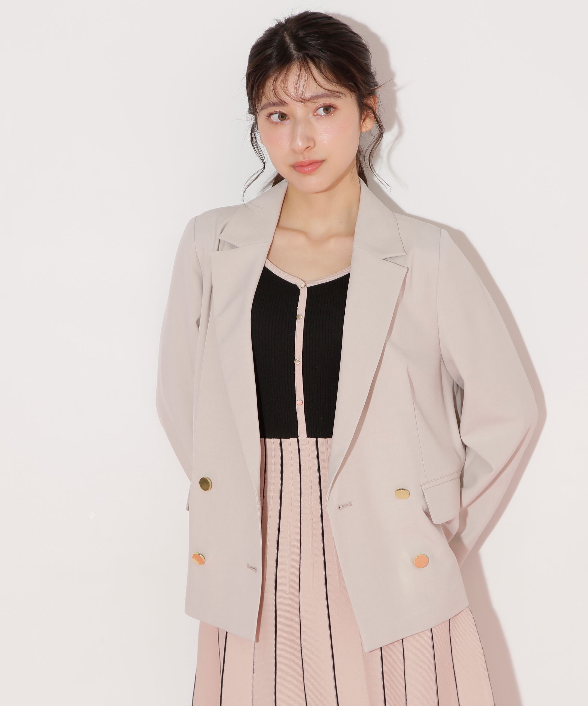  「〈セットアップ対応〉ダブルブレストテーラードジャケット」|その他|