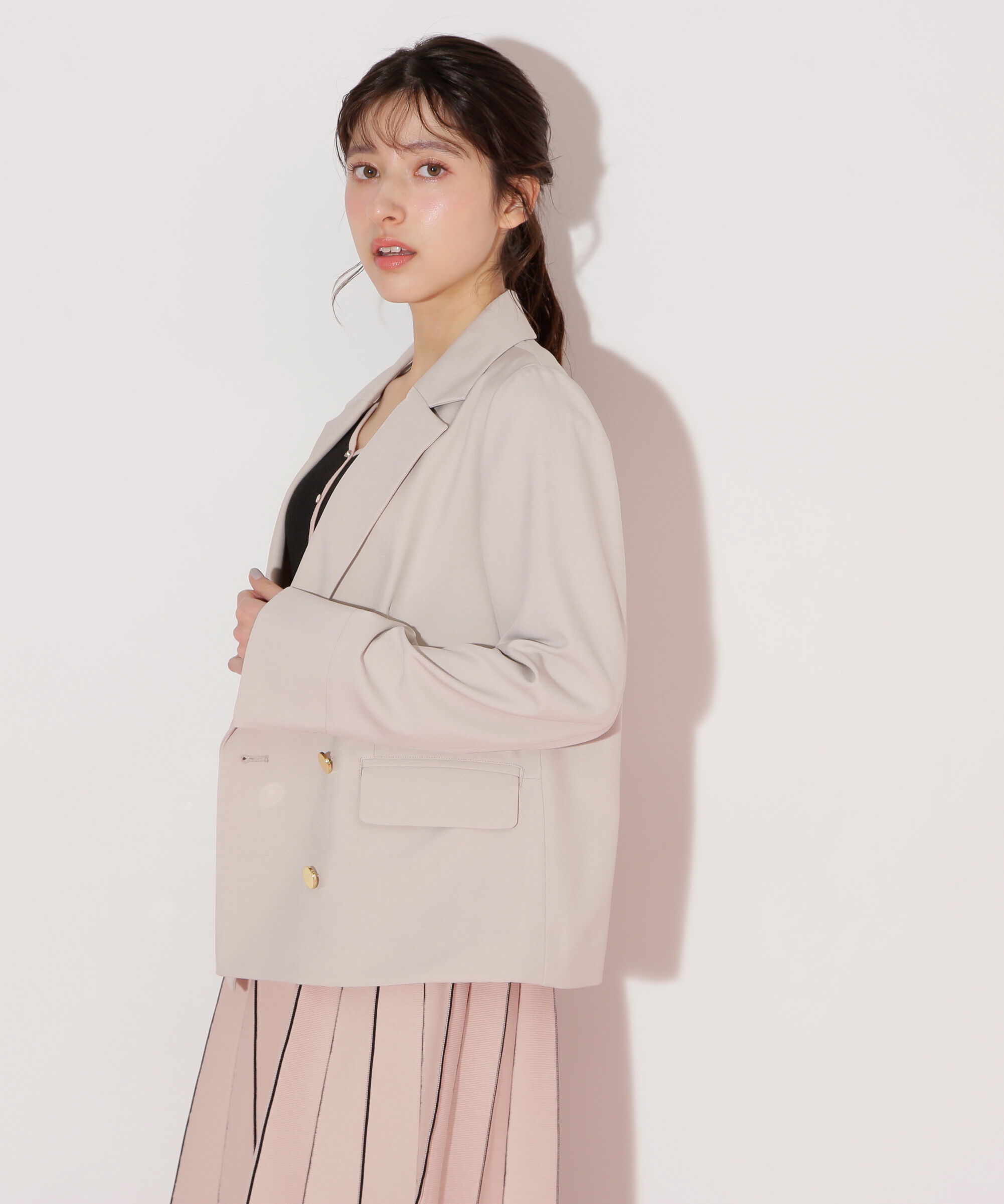  「〈セットアップ対応〉ダブルブレストテーラードジャケット」|その他|