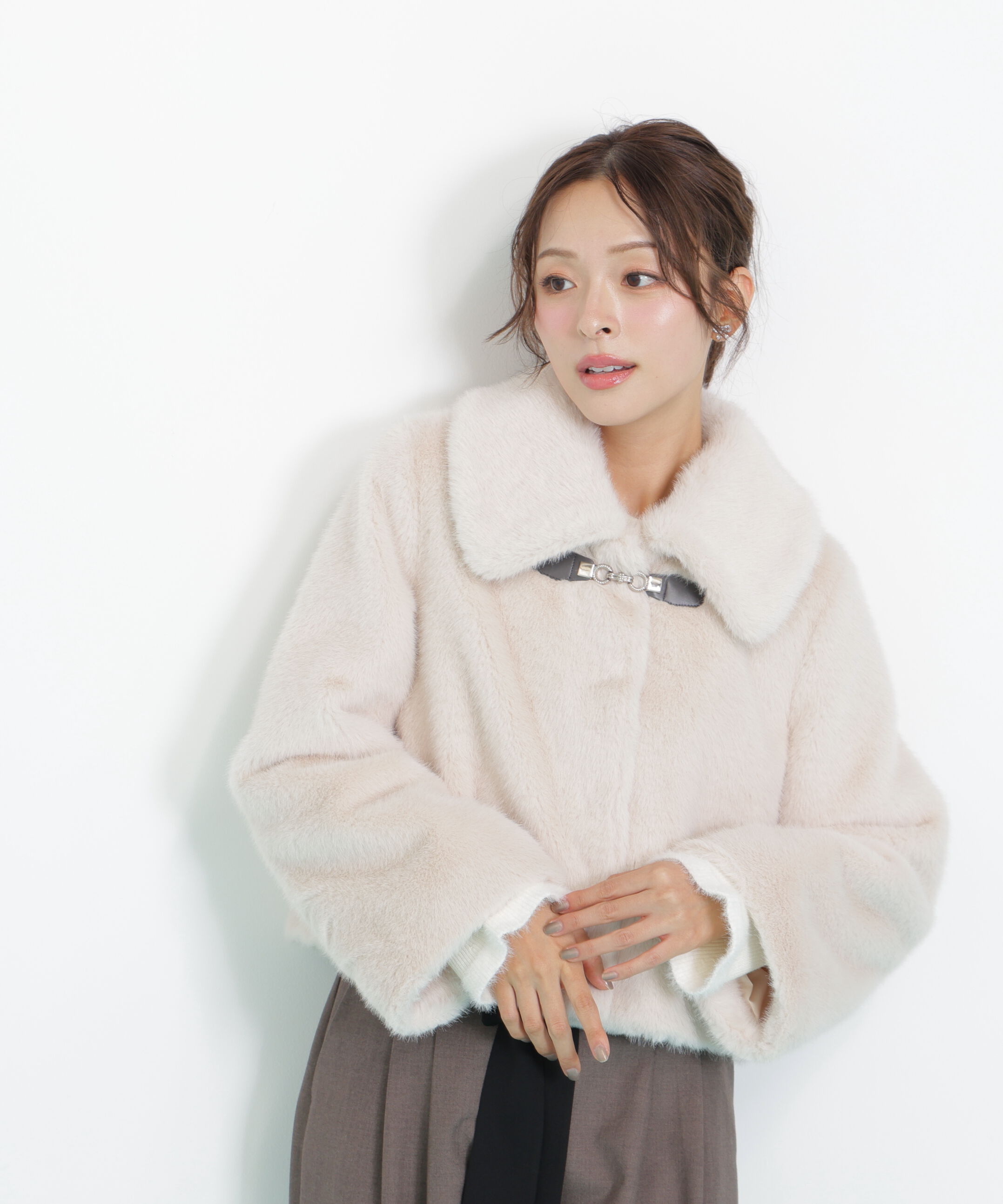  「フェイクファーショートジャケット」|その他|