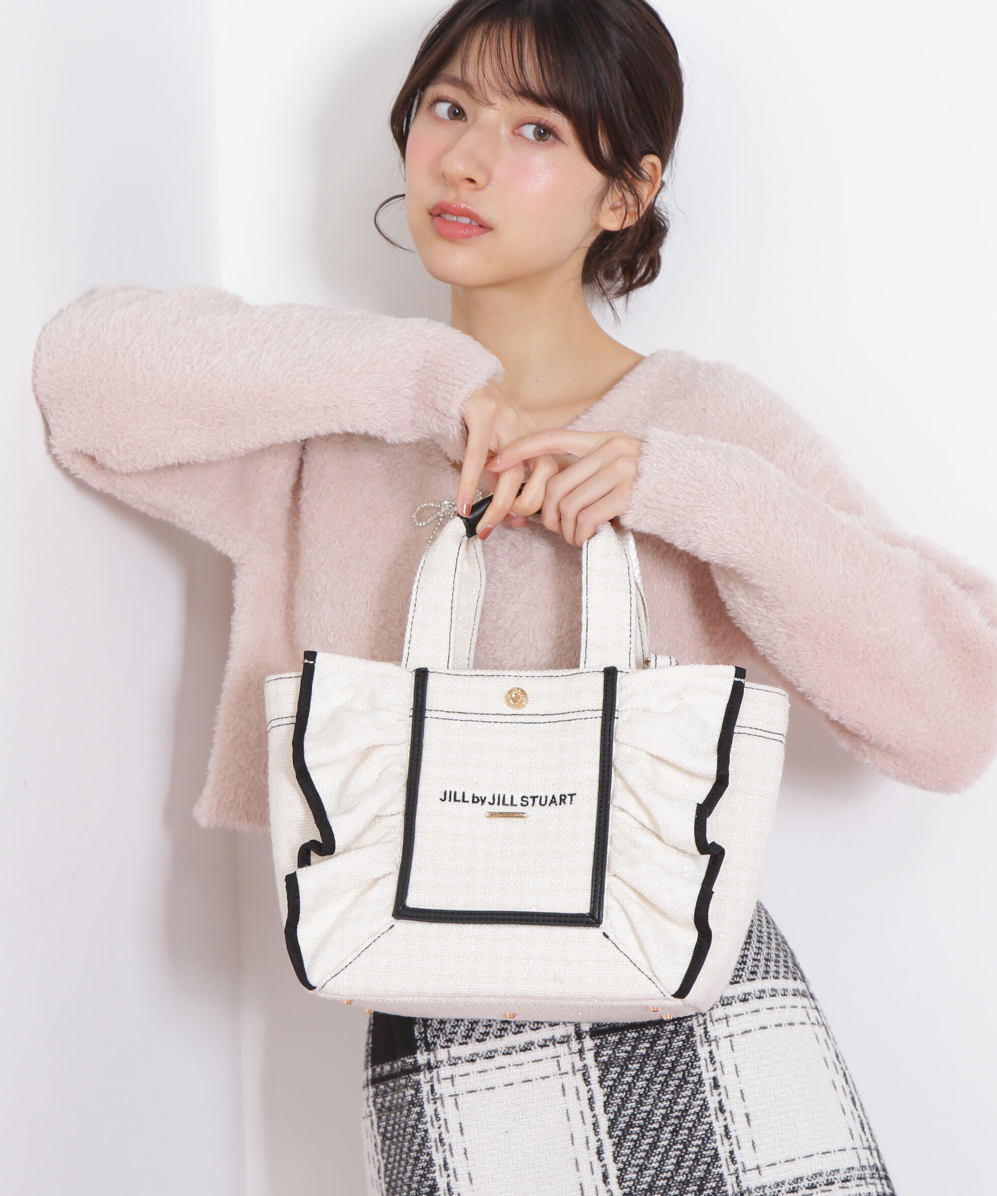  「＜リミテッドファブリック＞フレームフリルトートバッグ」|その他|