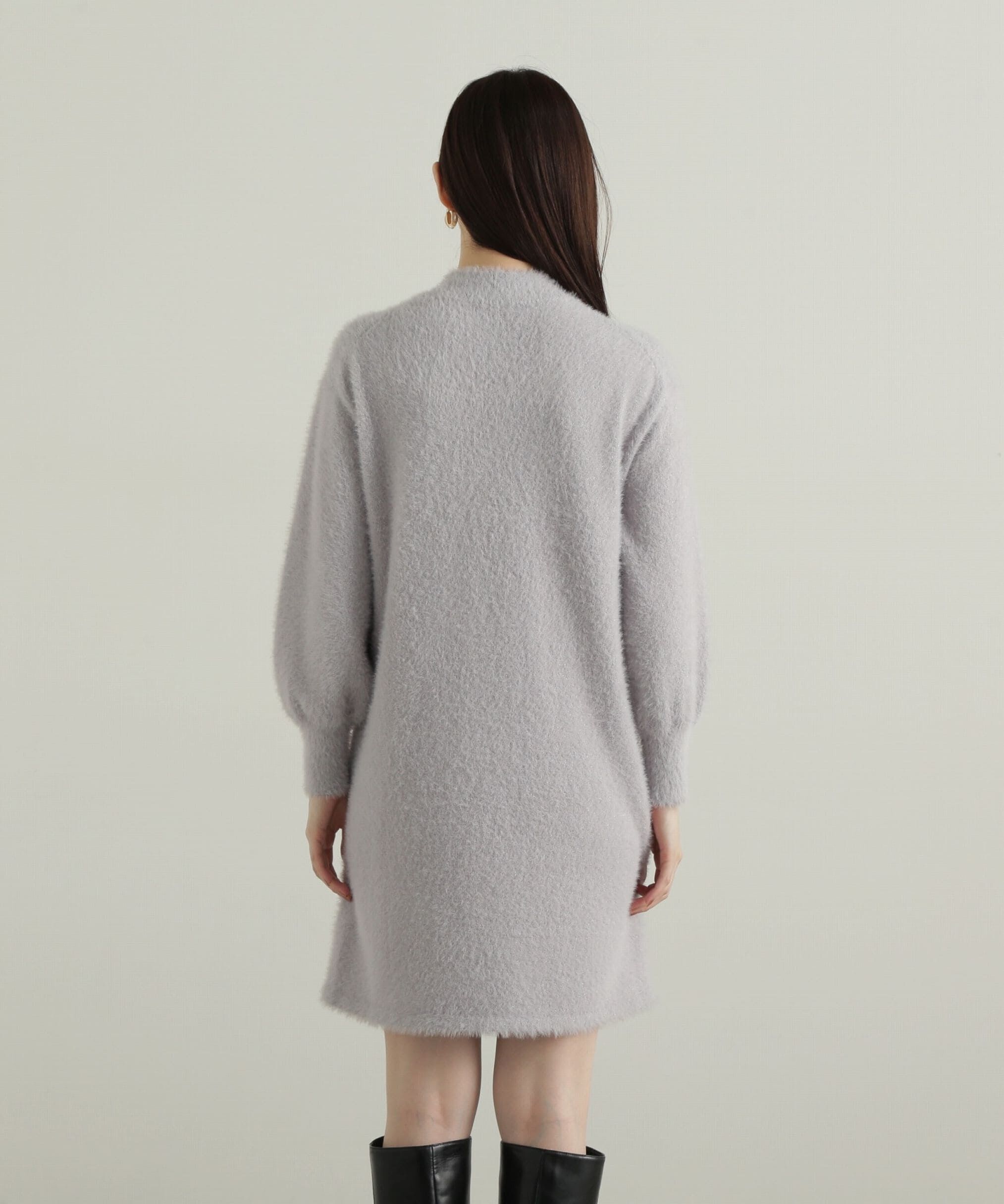 PROPORTION BODY DRESSING「ラメフェザーミニワンピース」|ワンピース|