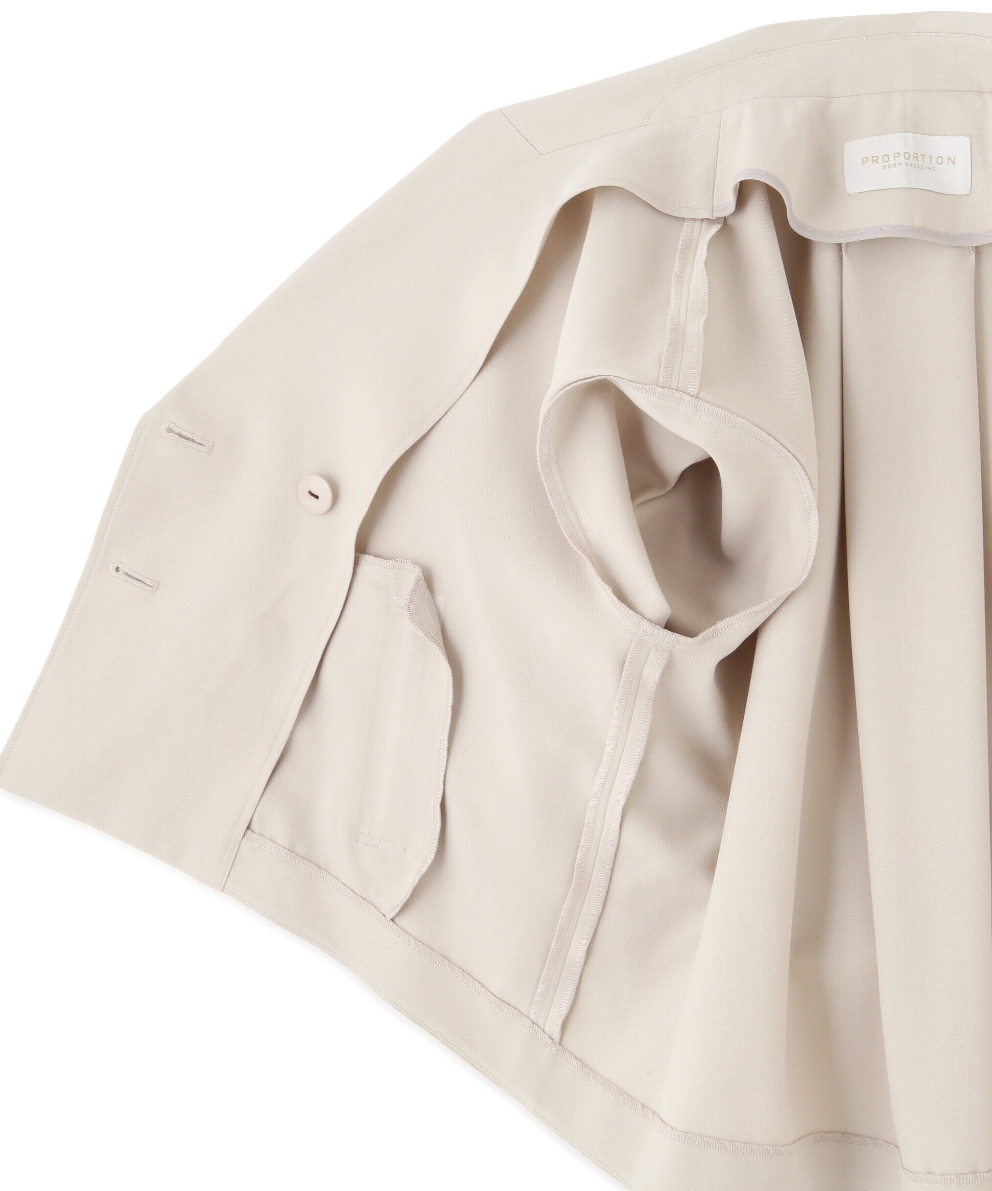 PROPORTION BODY DRESSING「ベーシックショートトレンチ」|ブルゾン・スタジャン|