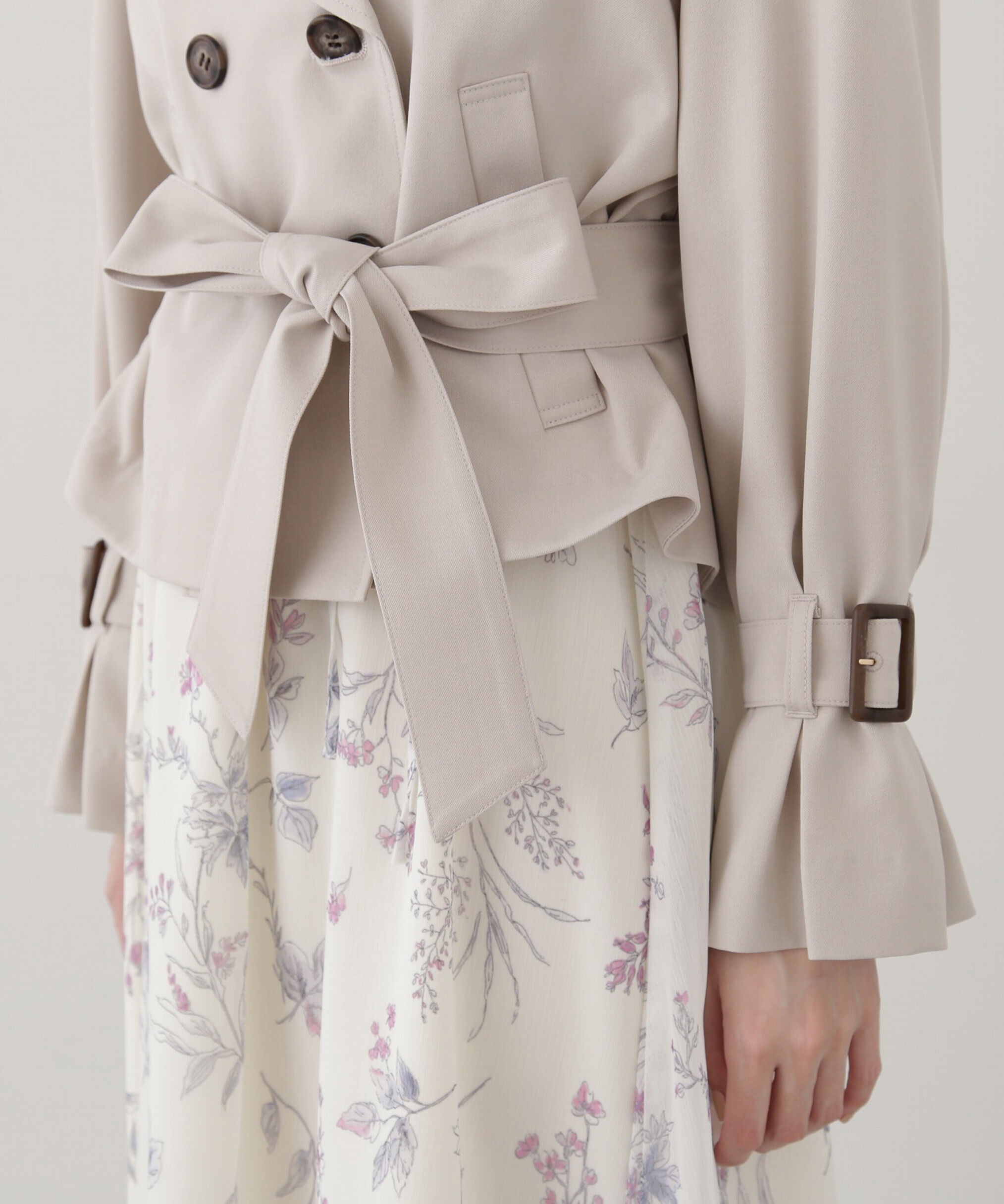 PROPORTION BODY DRESSING「ベーシックショートトレンチ」|ブルゾン・スタジャン|