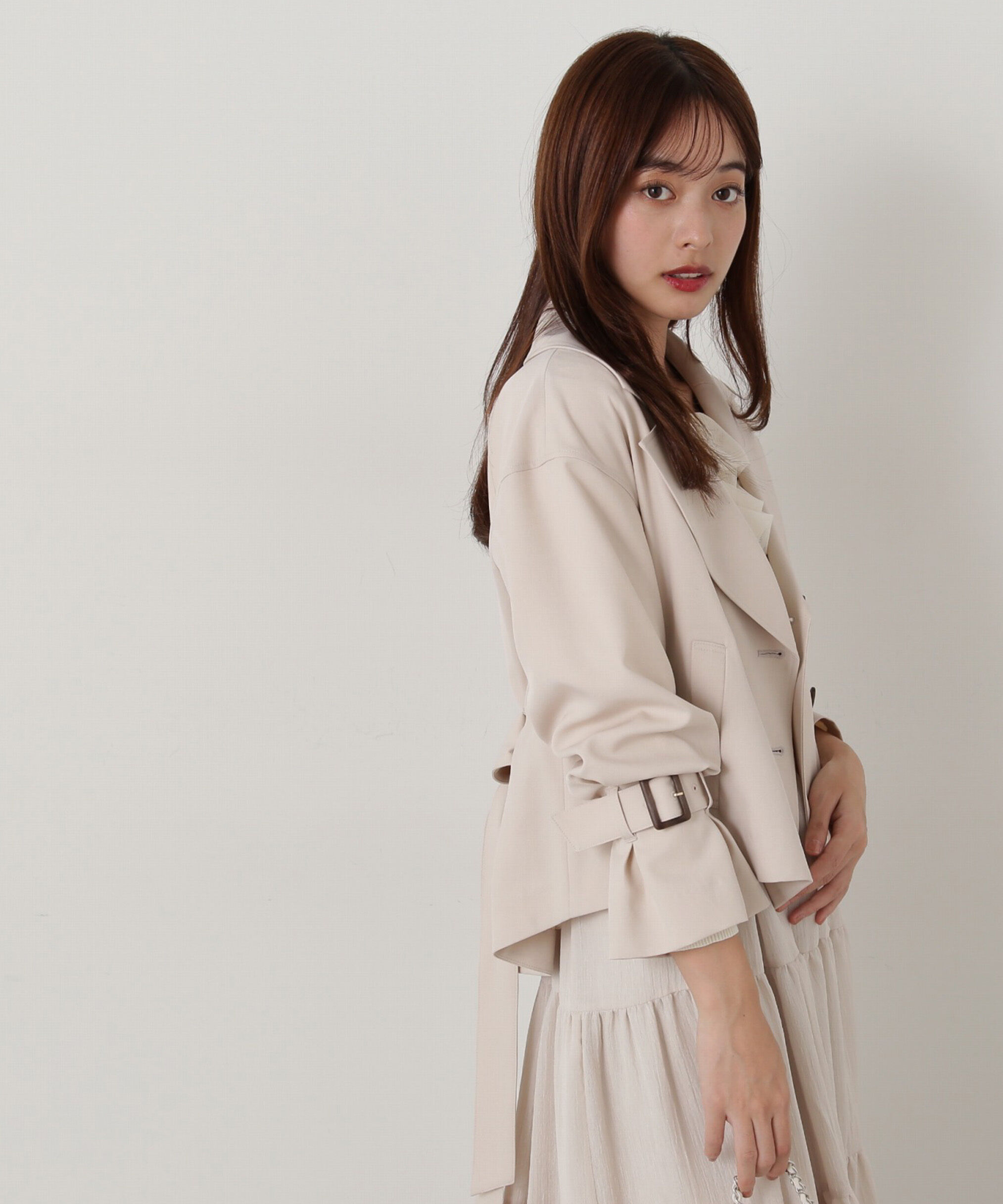 PROPORTION BODY DRESSING「ベーシックショートトレンチ」|ブルゾン・スタジャン|