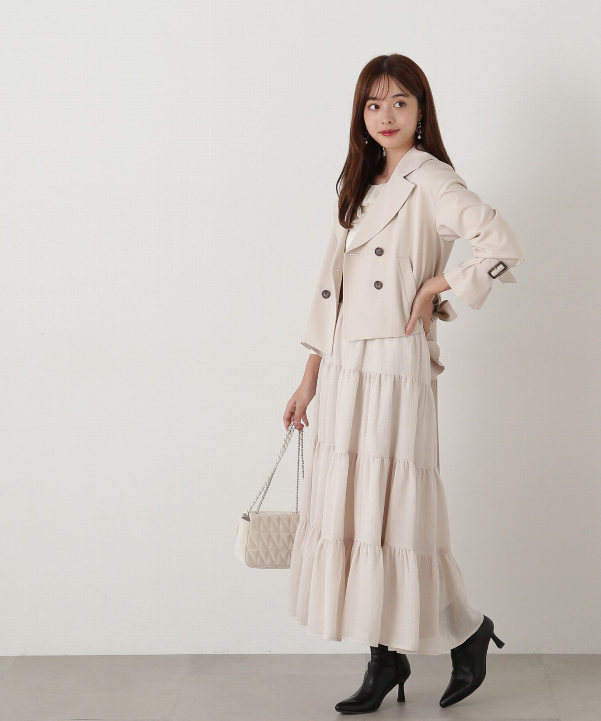 PROPORTION BODY DRESSING「ベーシックショートトレンチ」|ブルゾン・スタジャン|