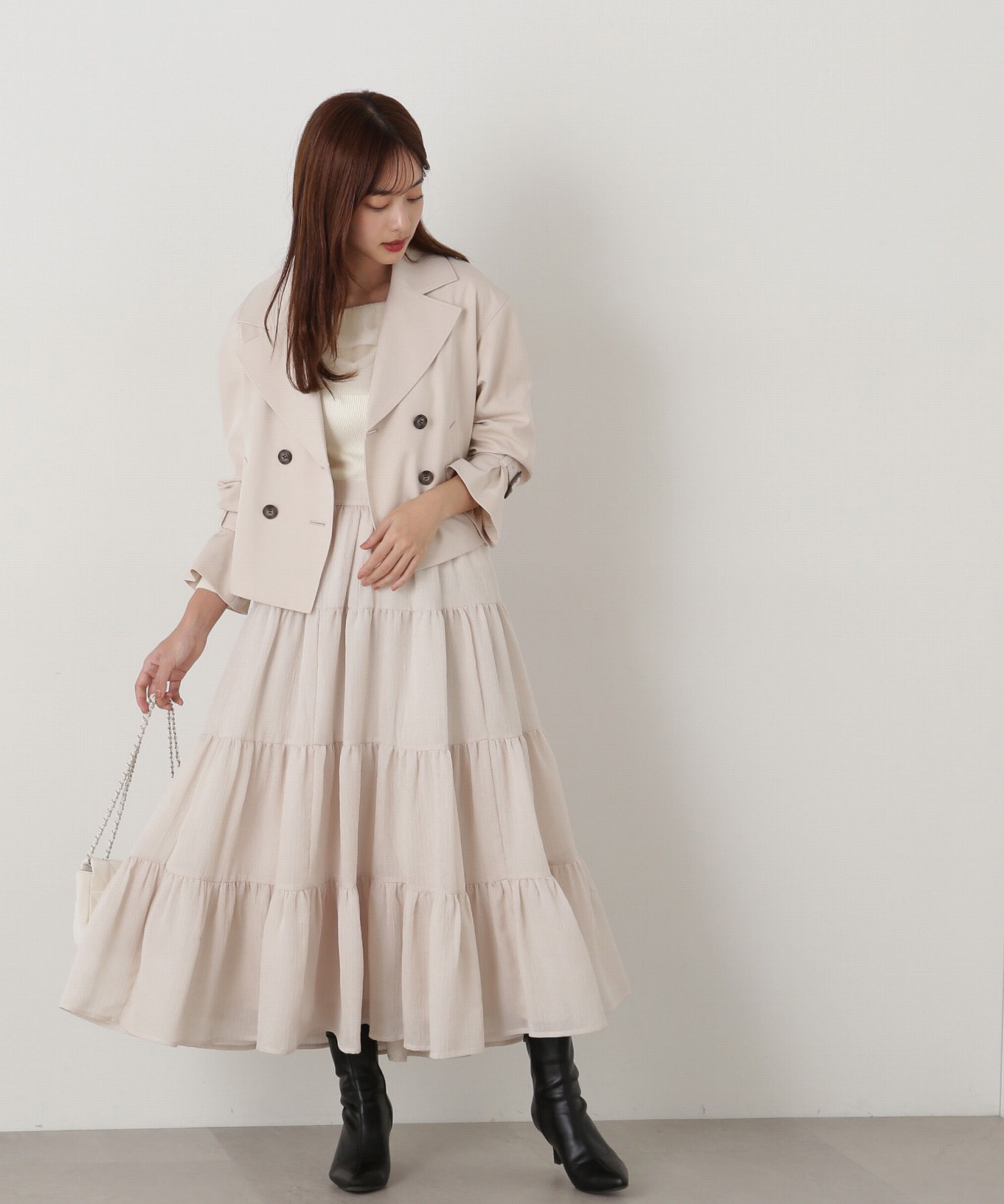 PROPORTION BODY DRESSING「ベーシックショートトレンチ」|ブルゾン・スタジャン|