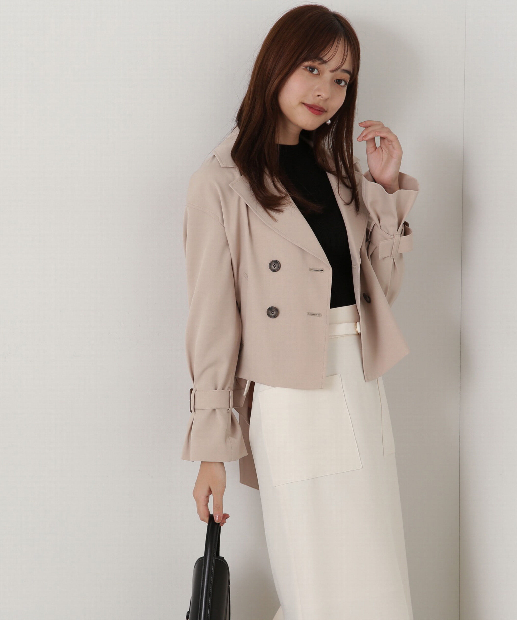 PROPORTION BODY DRESSING「ベーシックショートトレンチ」|ブルゾン・スタジャン|