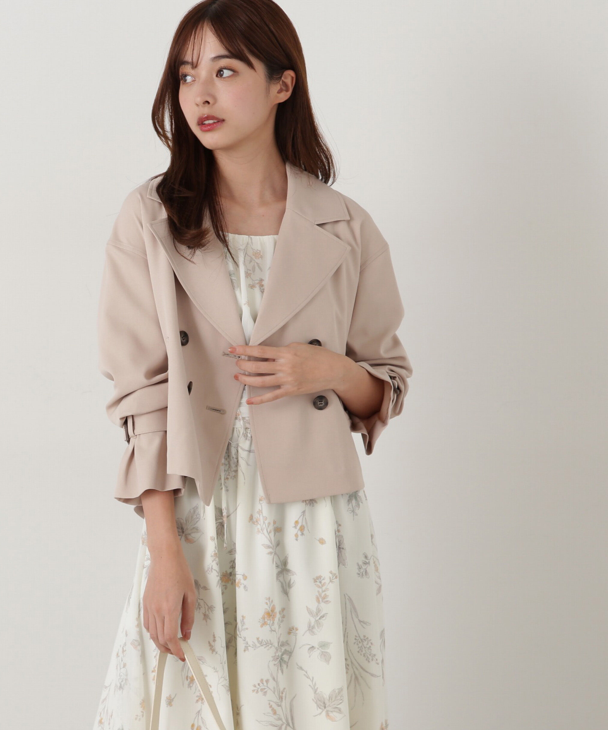 PROPORTION BODY DRESSING「ベーシックショートトレンチ」|ブルゾン・スタジャン|