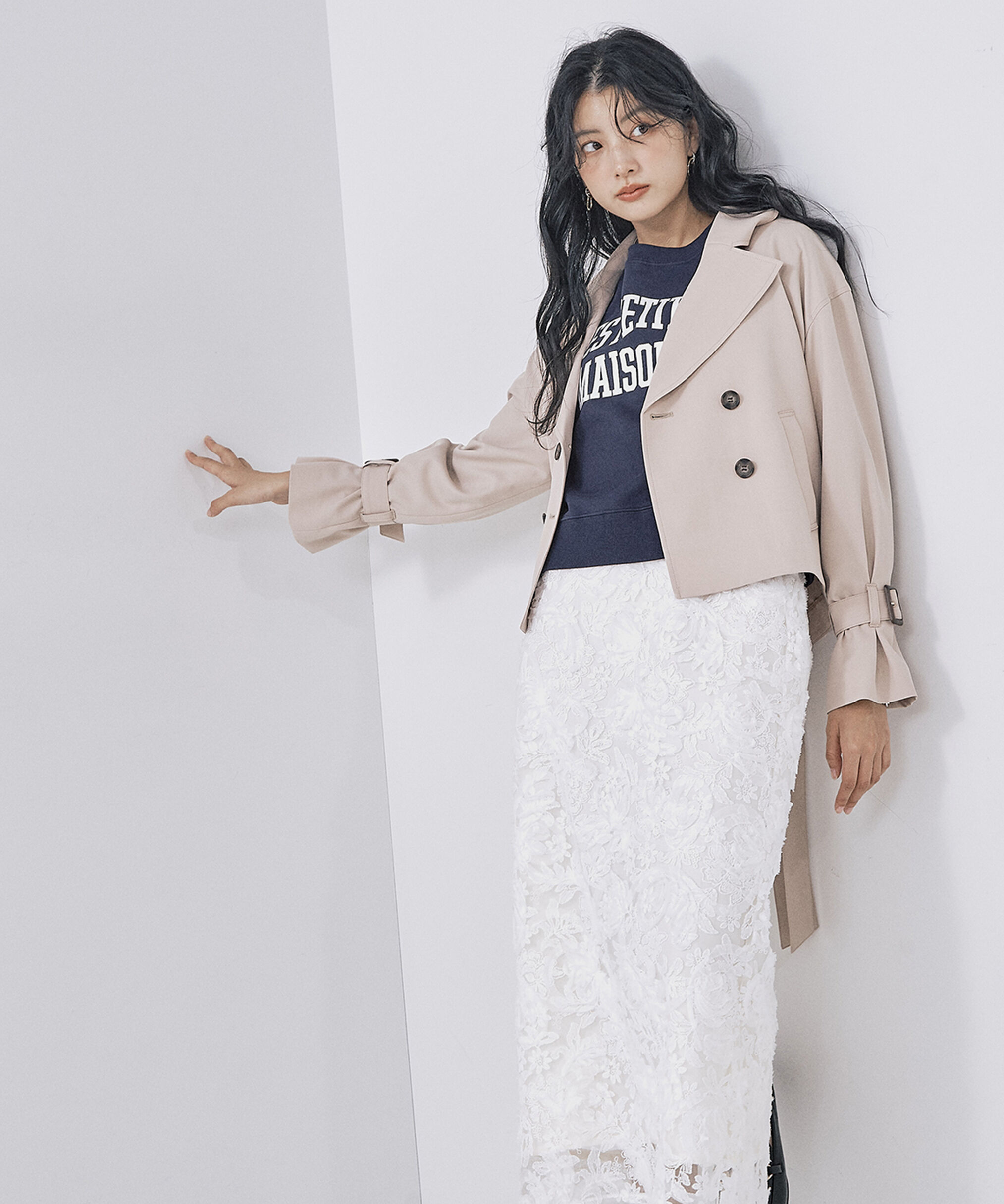 PROPORTION BODY DRESSING「ベーシックショートトレンチ」|ブルゾン・スタジャン|