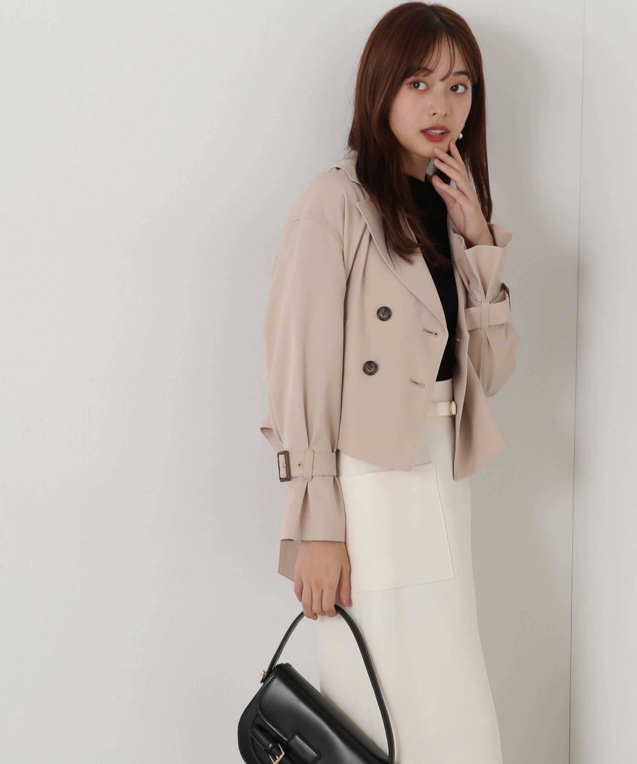 PROPORTION BODY DRESSING「ベーシックショートトレンチ」|ブルゾン・スタジャン|