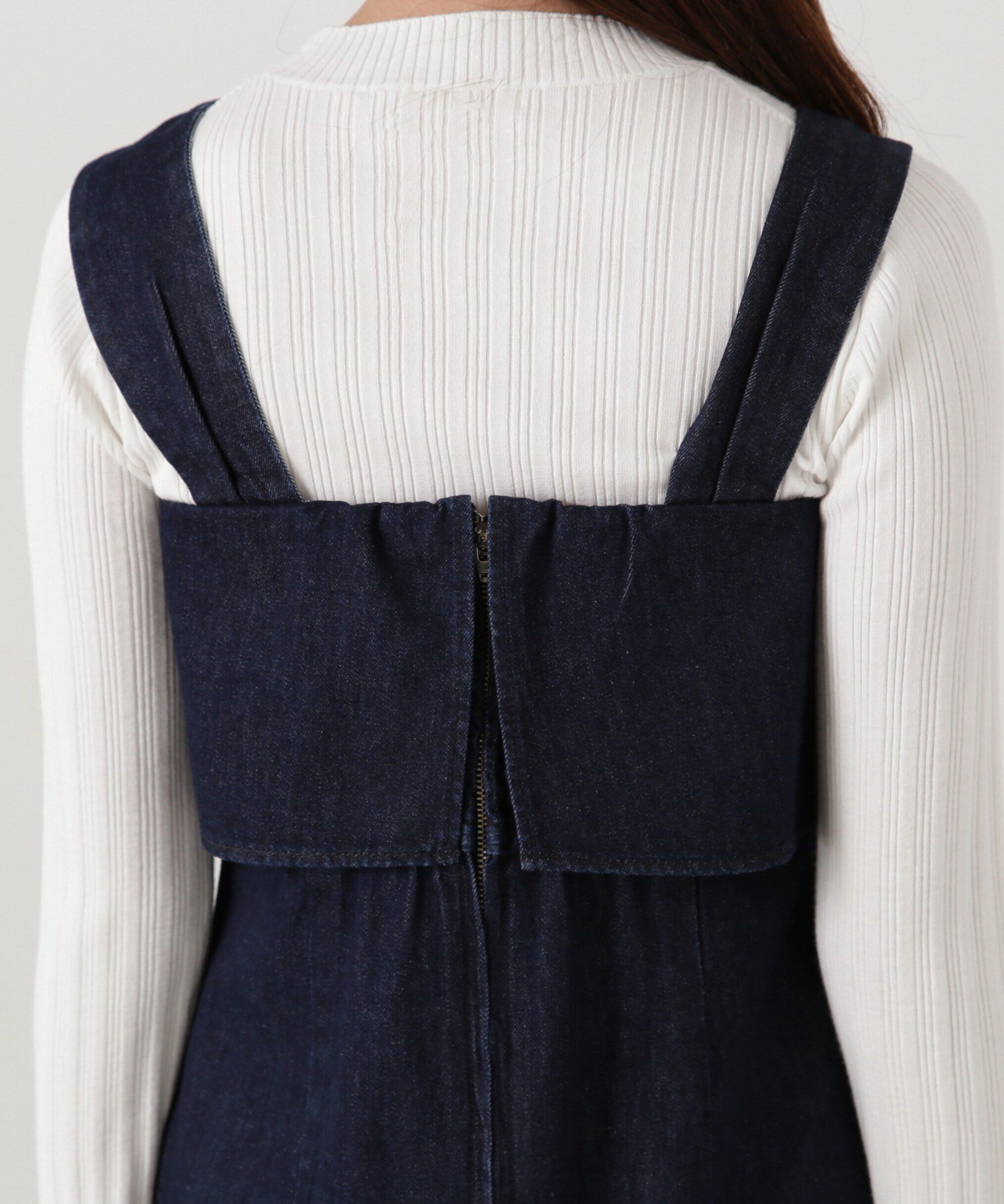 PROPORTION BODY DRESSING「《EDIT COLOGNE》リボンデニムジャンスカ」|ワンピース|