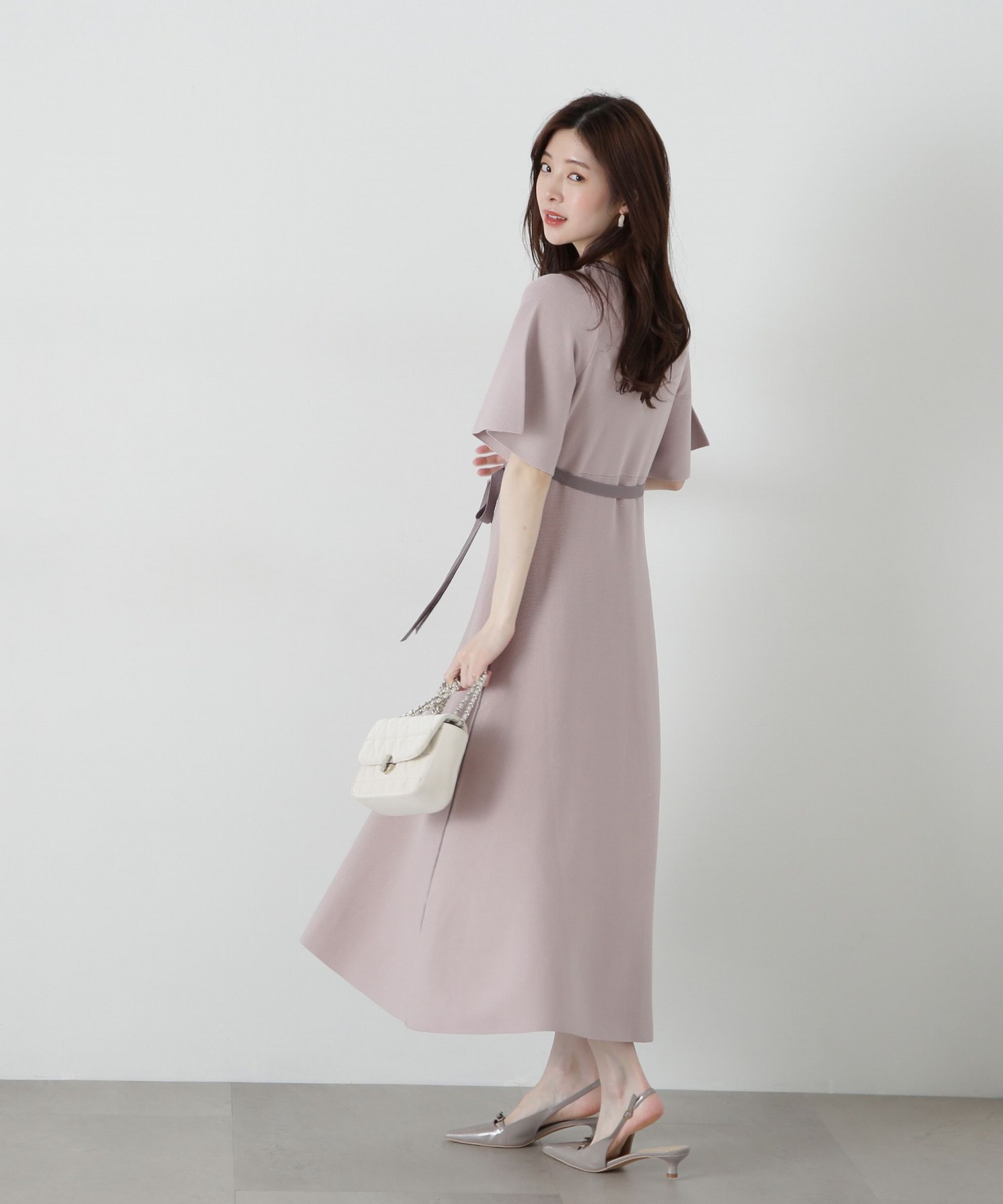 PROPORTION BODY DRESSING「金ボタンニットワンピース」|ワンピース|