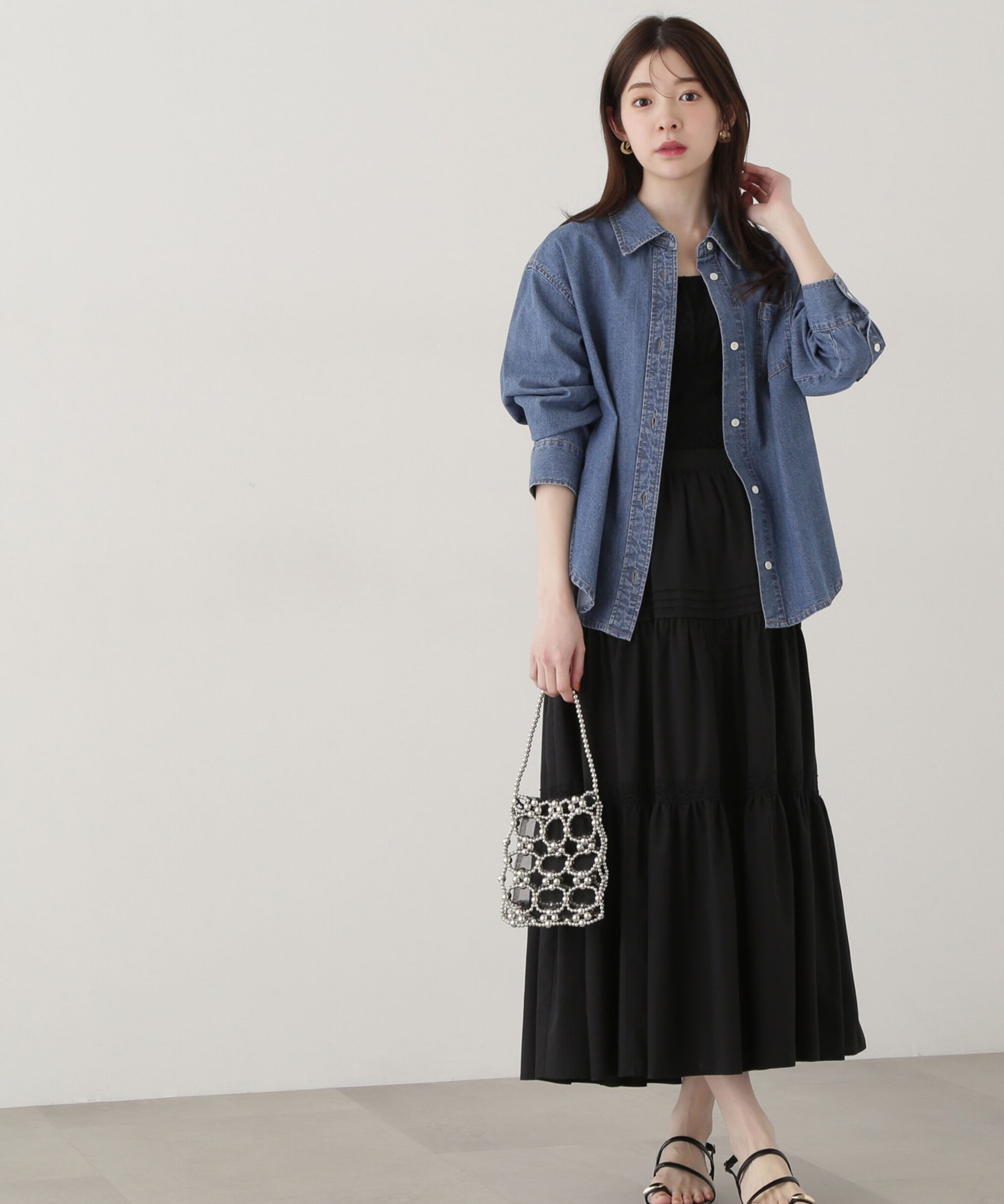 PROPORTION BODY DRESSING「《EDIT COLOGNE》ローンレーススカート」|スカート|