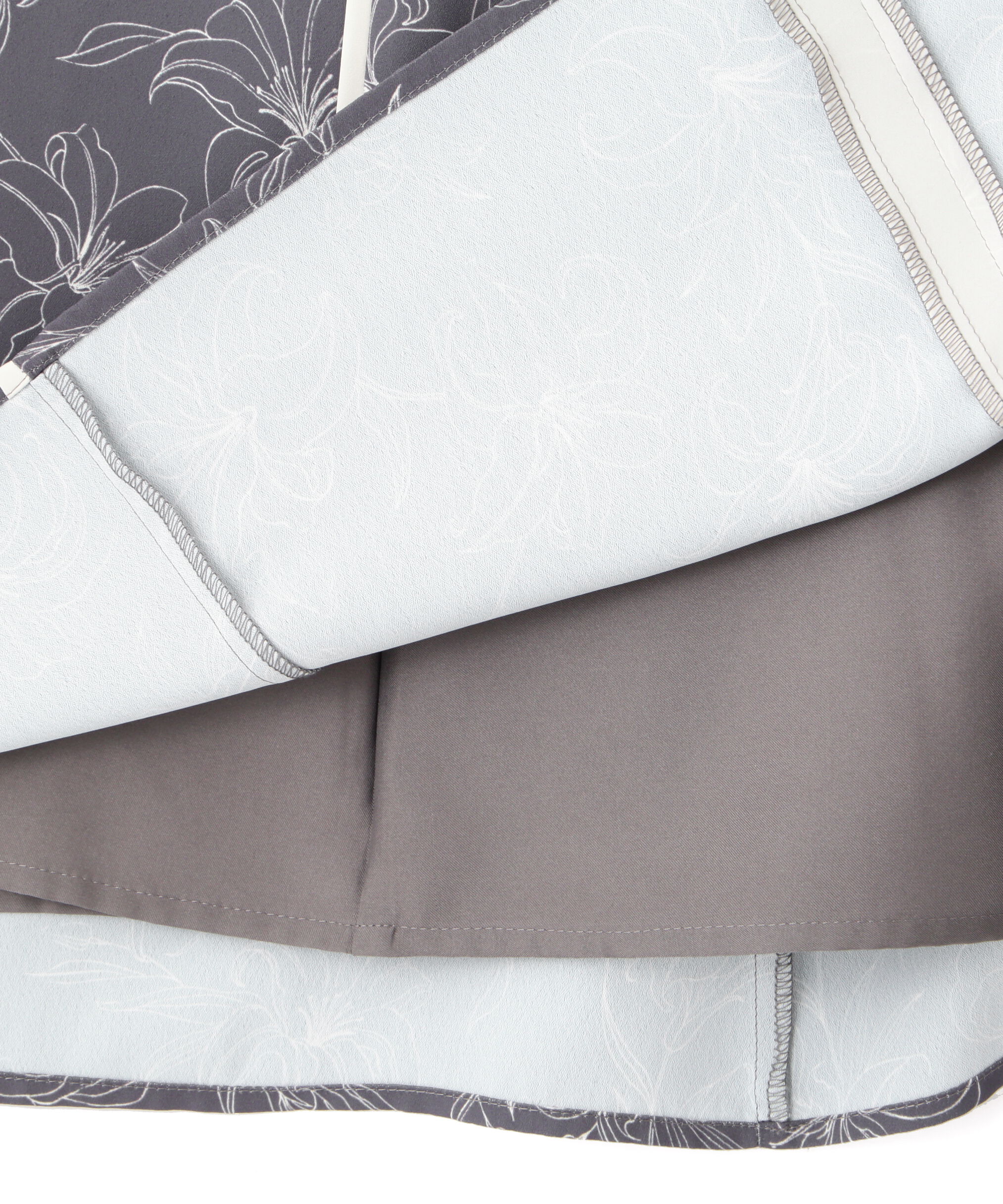 PROPORTION BODY DRESSING「配色ライン花柄ワンピース」|ワンピース|