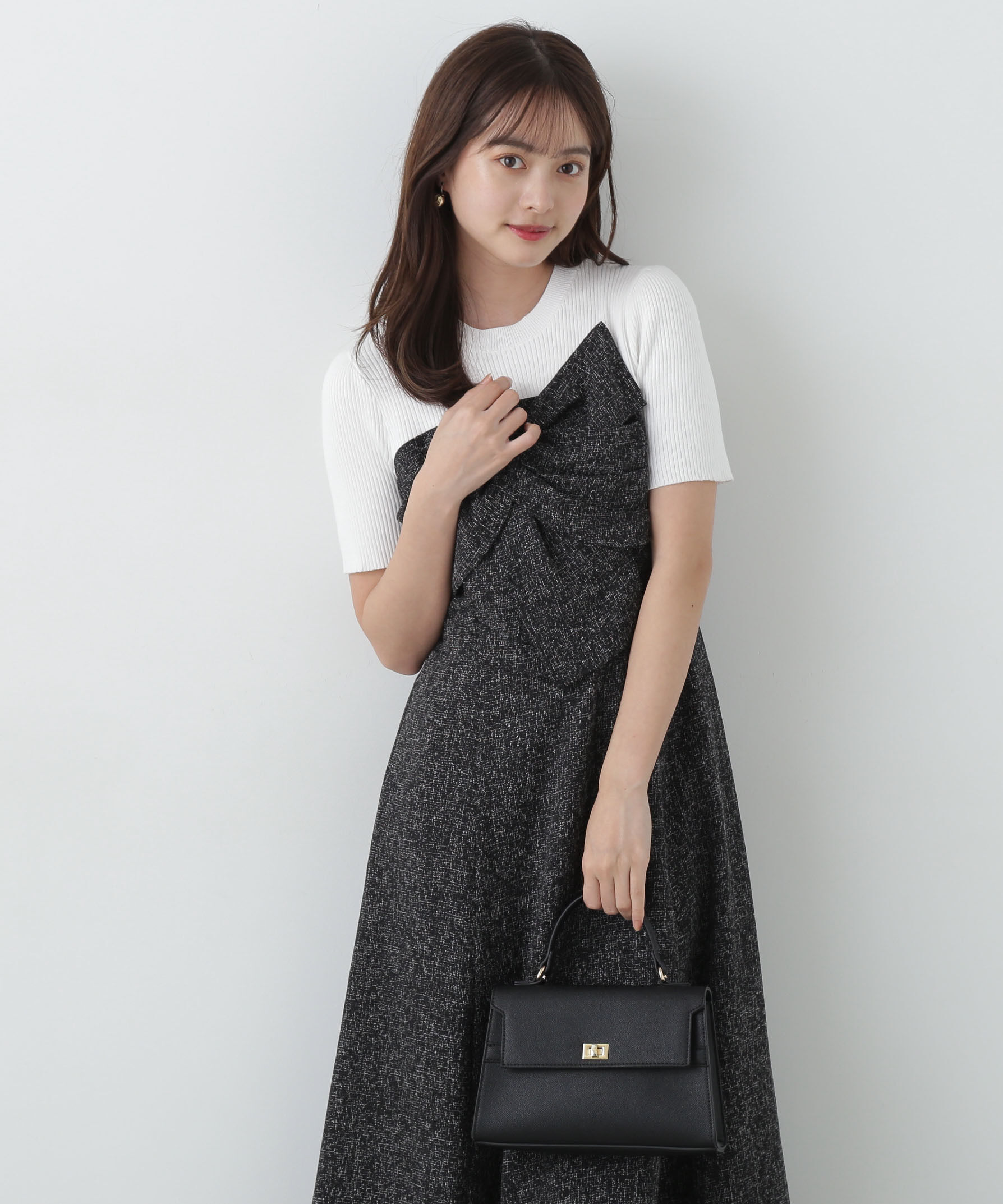 PROPORTION BODY DRESSING「リボンディテールドッキングワンピース」|ワンピース|