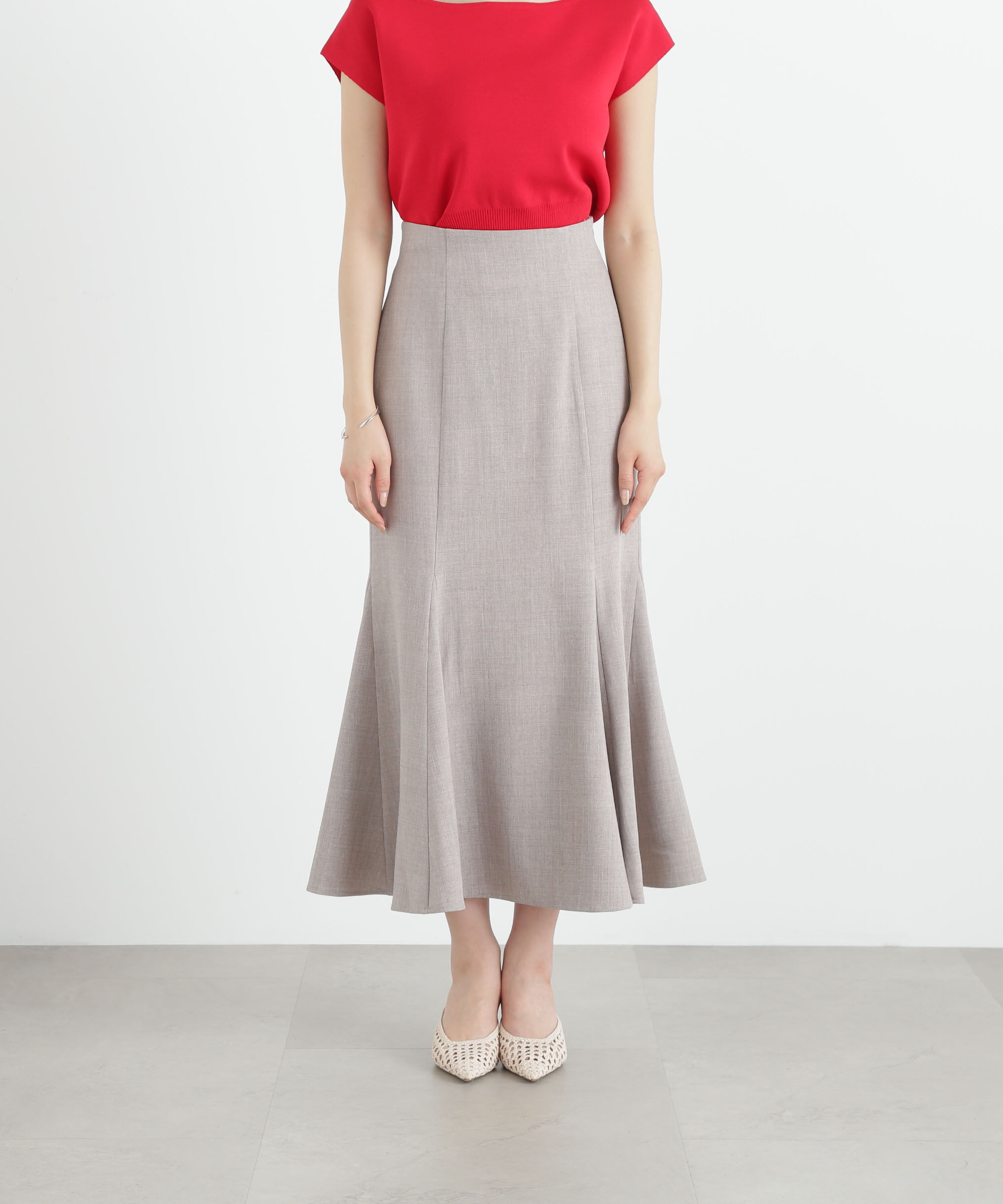 PROPORTION BODY DRESSING「ハイウエストマーメイドスカート」|スカート|