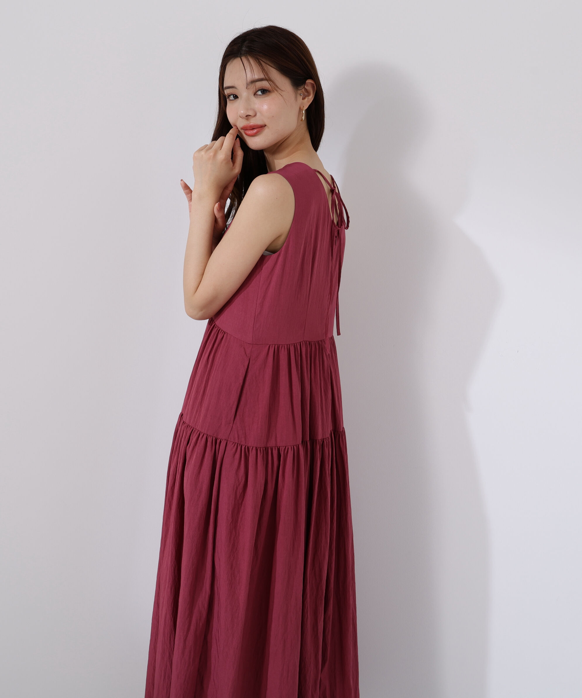 PROPORTION BODY DRESSING「バックリボンティアードワンピース」|ワンピース|