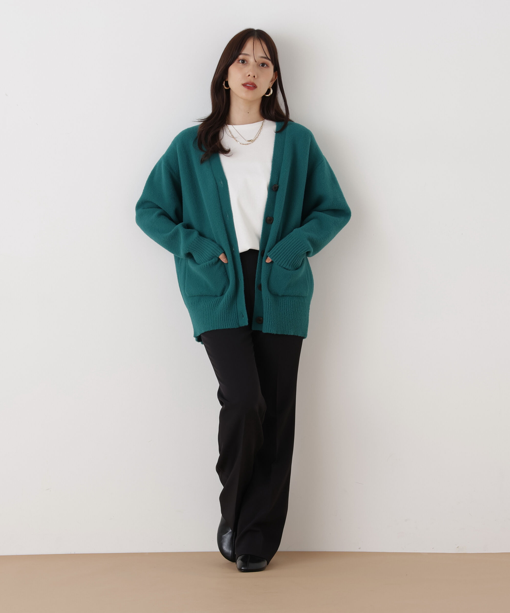  「◆［WEB限定色 ピンク］フェザーヤーンオーバーカーディガン」|その他|