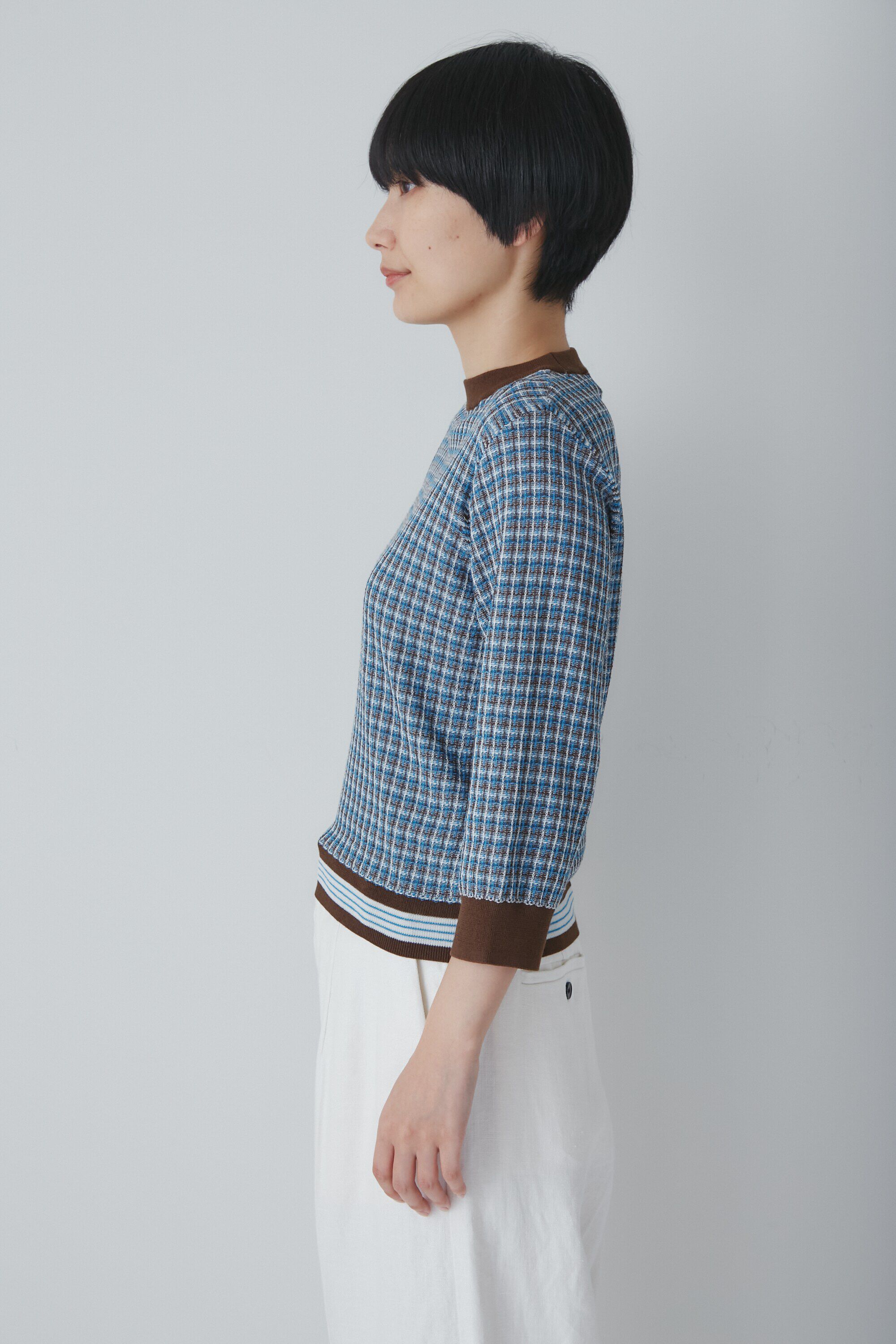  「◆サマーツイードニットプルオーバー」|ニット・セーター|