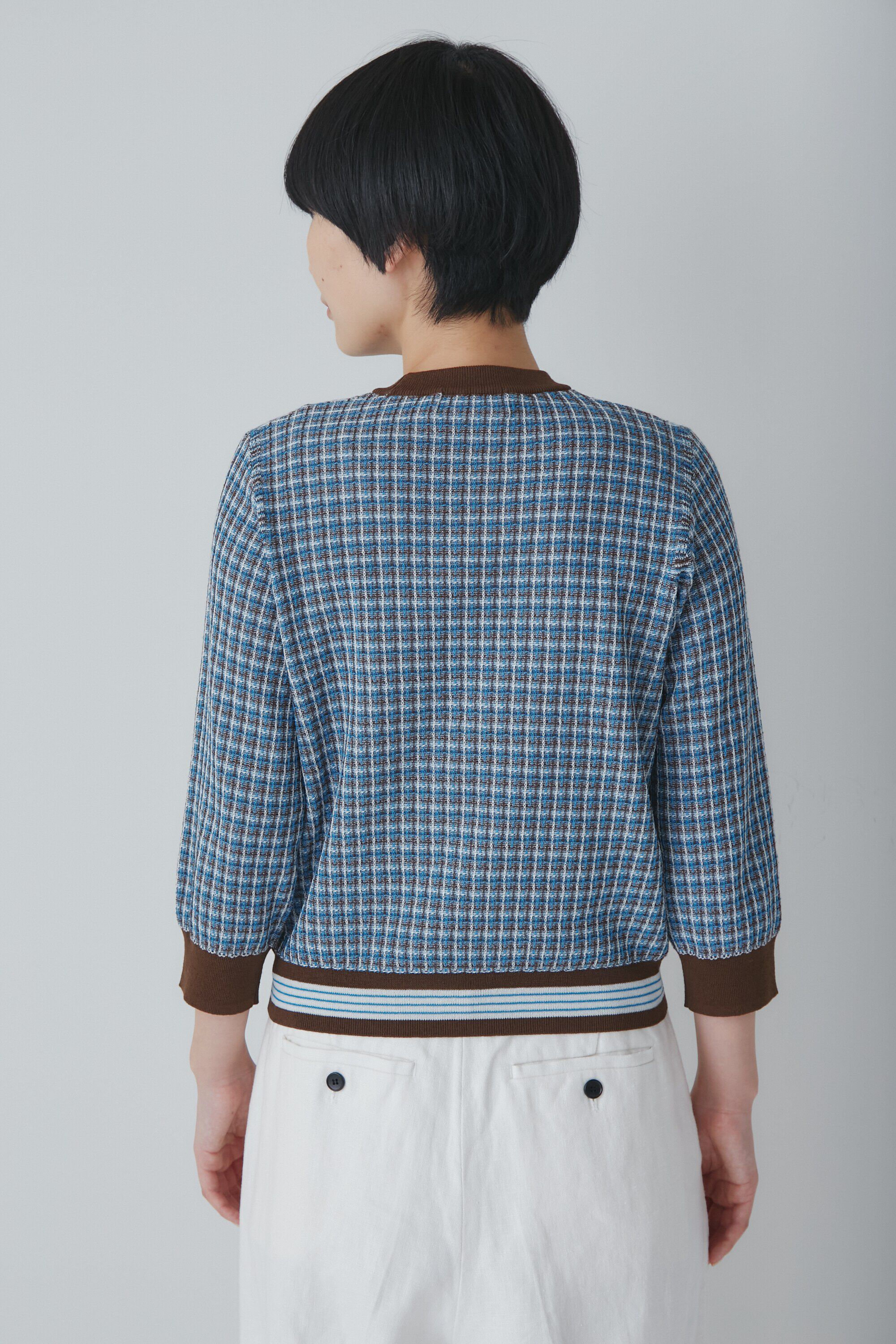  「◆サマーツイードニットプルオーバー」|ニット・セーター|