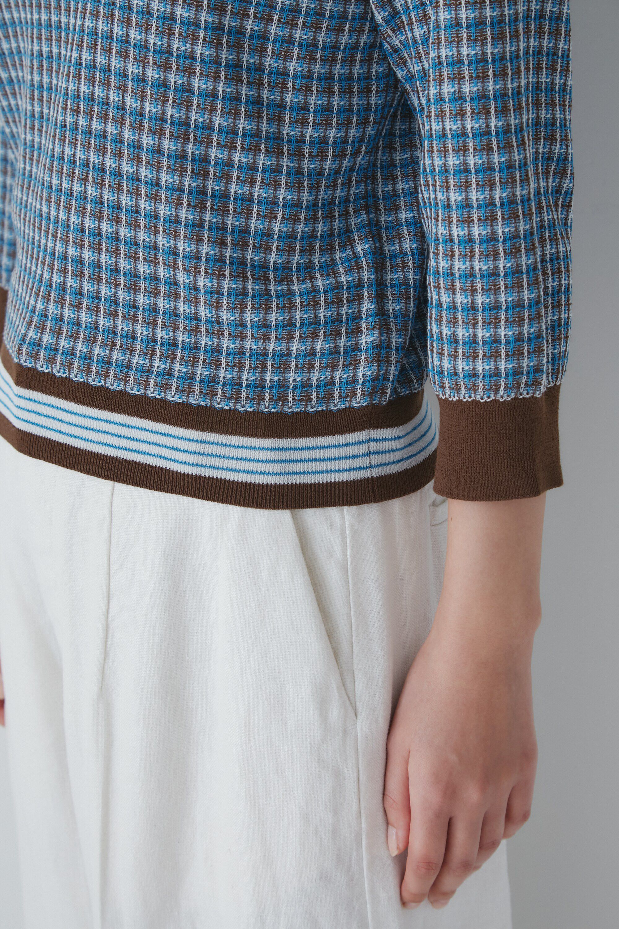  「◆サマーツイードニットプルオーバー」|ニット・セーター|