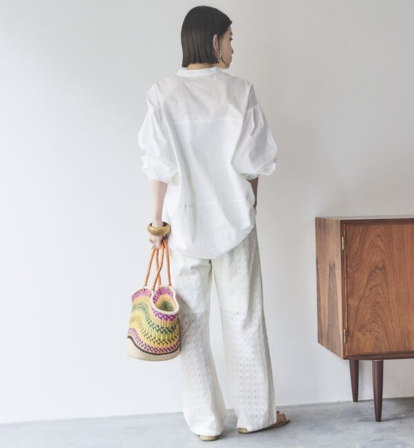 Doux archives「コットンリネン袖ボリュームシャツ」|シャツ・ブラウス|