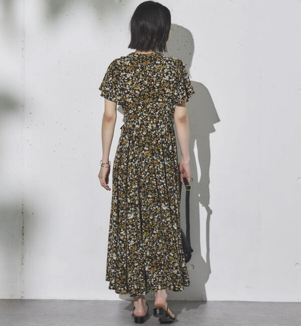 Doux archives「花柄カシュクールワンピース」|ワンピース|