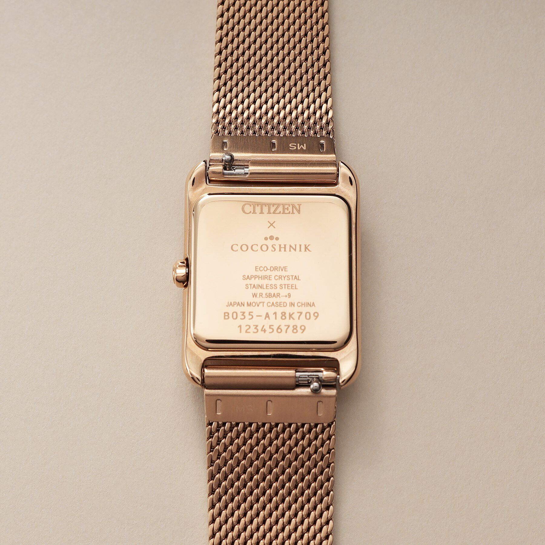 COCOSHNIK「RG シチズンL別注モデル スクエア チェンジャブルウォッチ（ホワイト）」|腕時計|