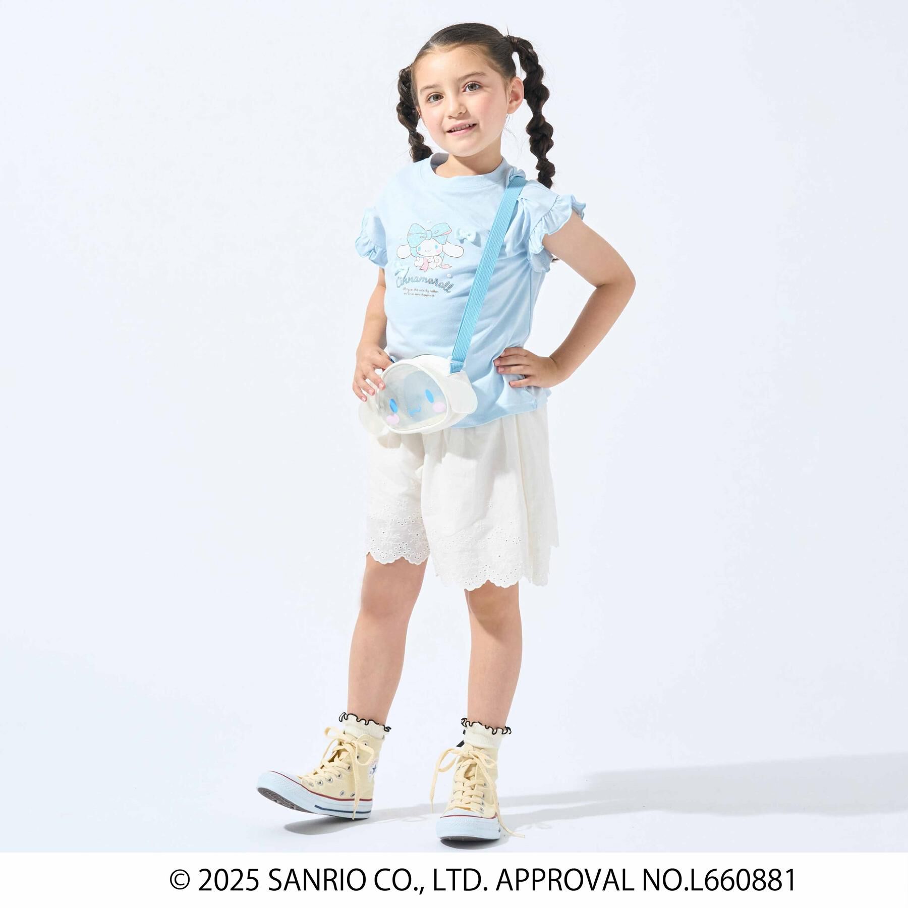 SHOO･LA･RUE「【サンリオキャラクターズ】袖フリルTシャツ」|Tシャツ・カットソー|