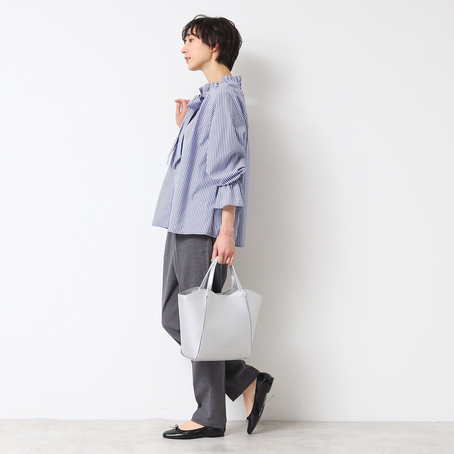 Dessin「【軽量・2WAY】 チェーンパイピングトート」|トートバッグ|