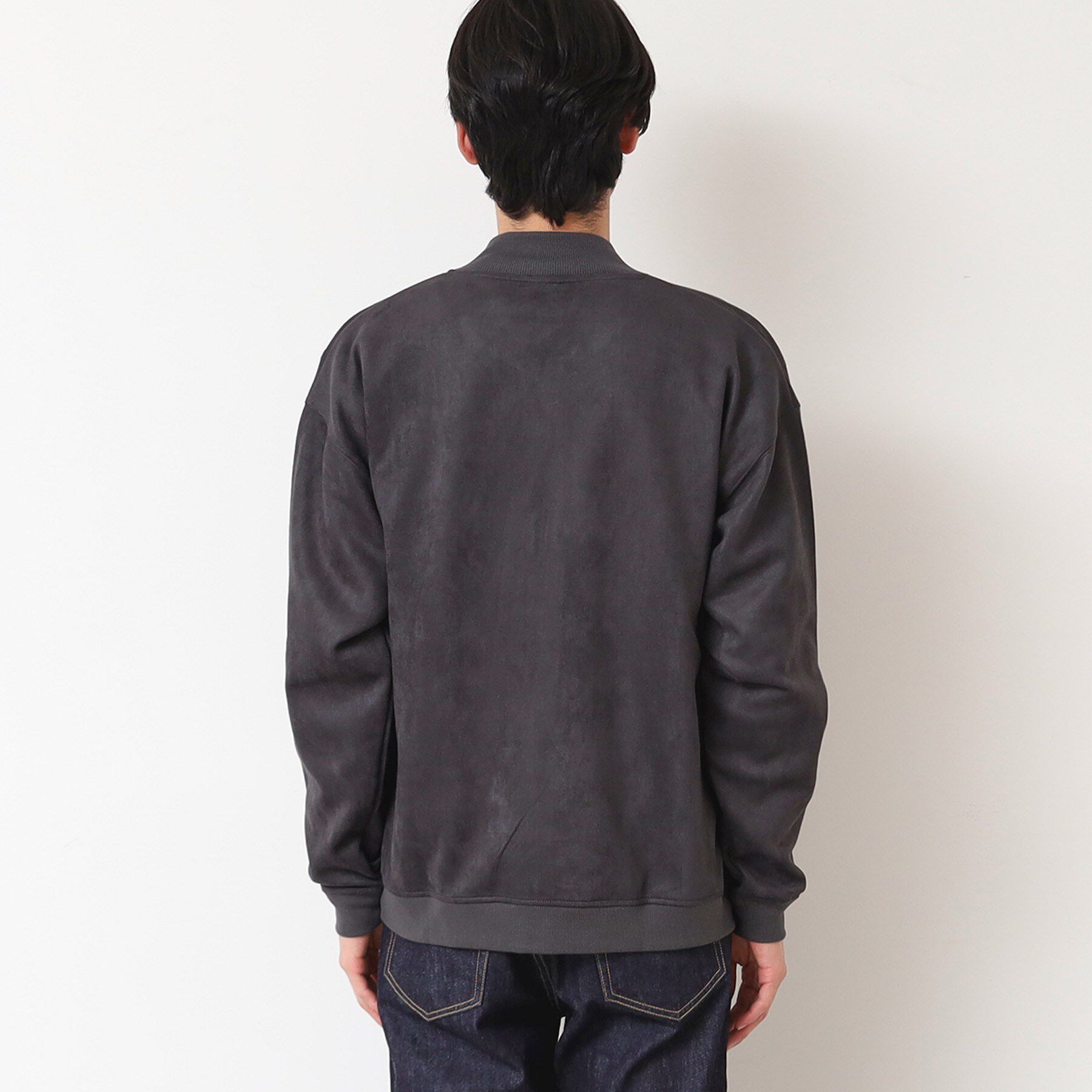 Dessin「【洗える】ポンチスウェードカットブルゾン」|ブルゾン・スタジャン|