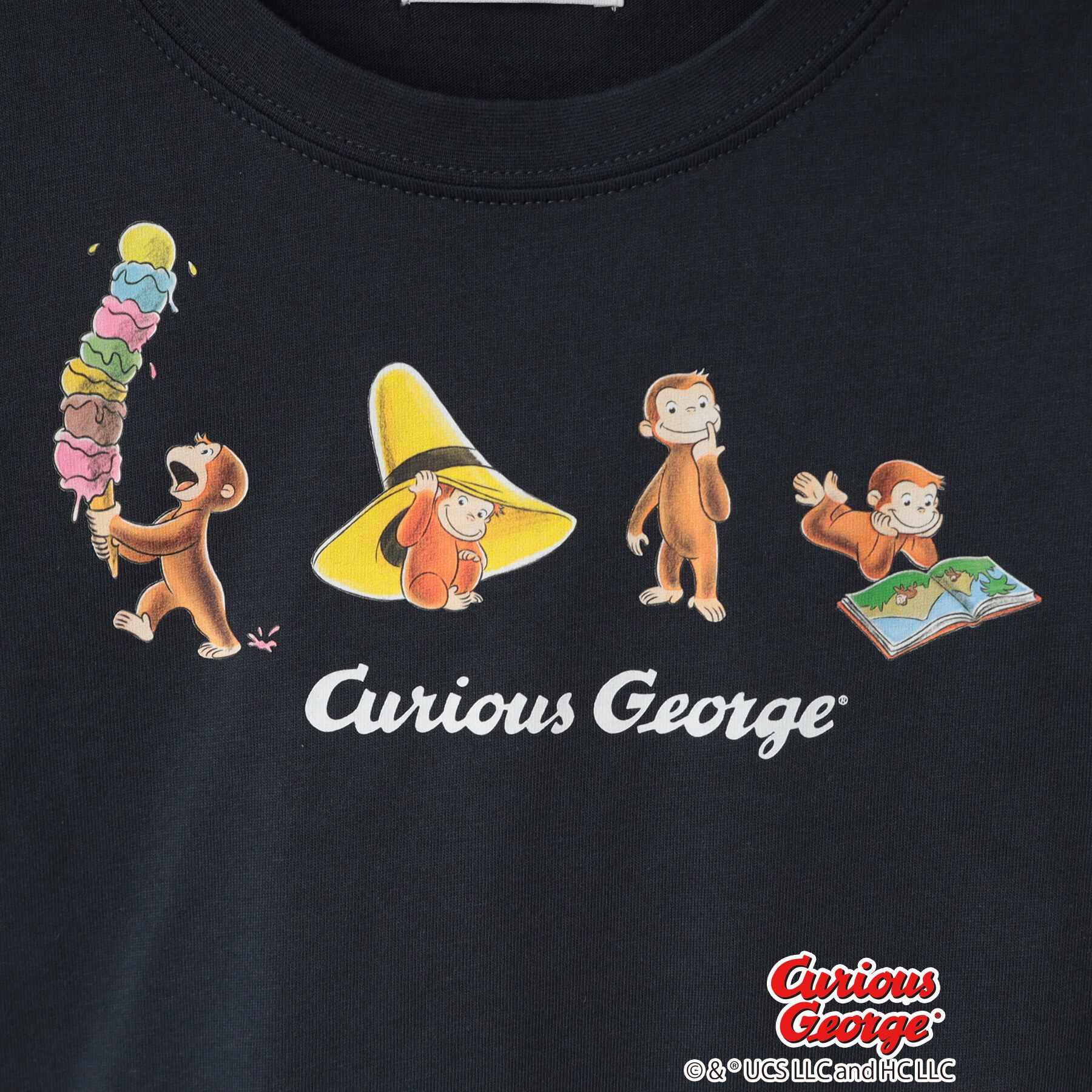 Dessin「【おさるのジョージコラボ】ロングスリーブTシャツ」|Tシャツ・カットソー|