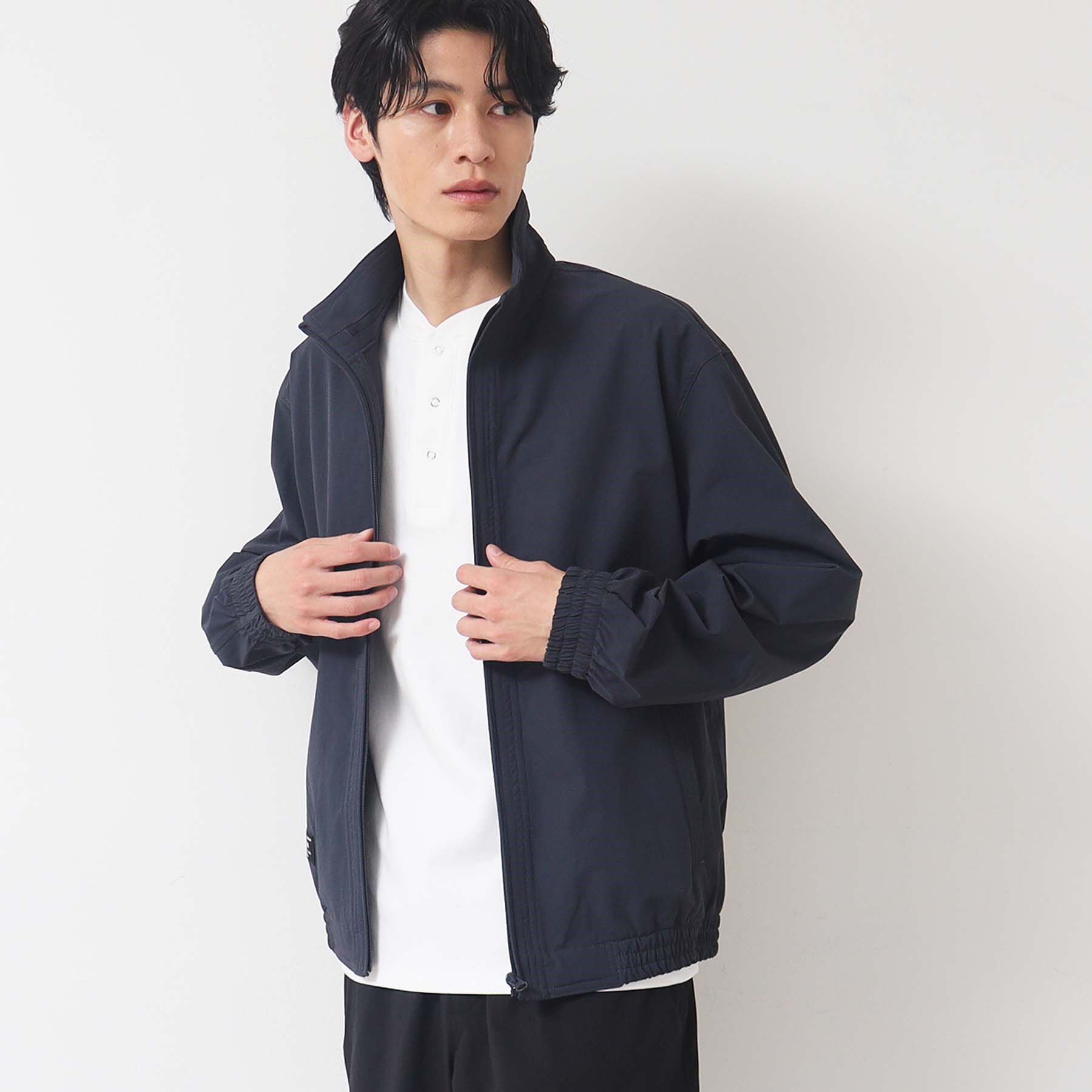 Dessin「【洗える】ナイロンブルゾン」|ブルゾン・スタジャン|チャコールグレー(0