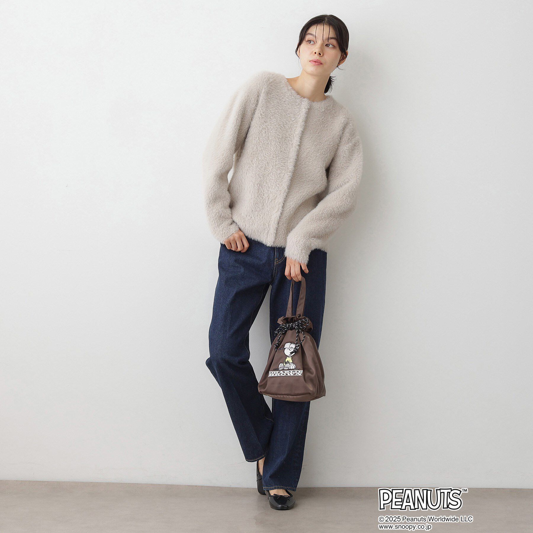 Dessin「PEANUTSサテン巾着トートBAG」|トートバッグ|