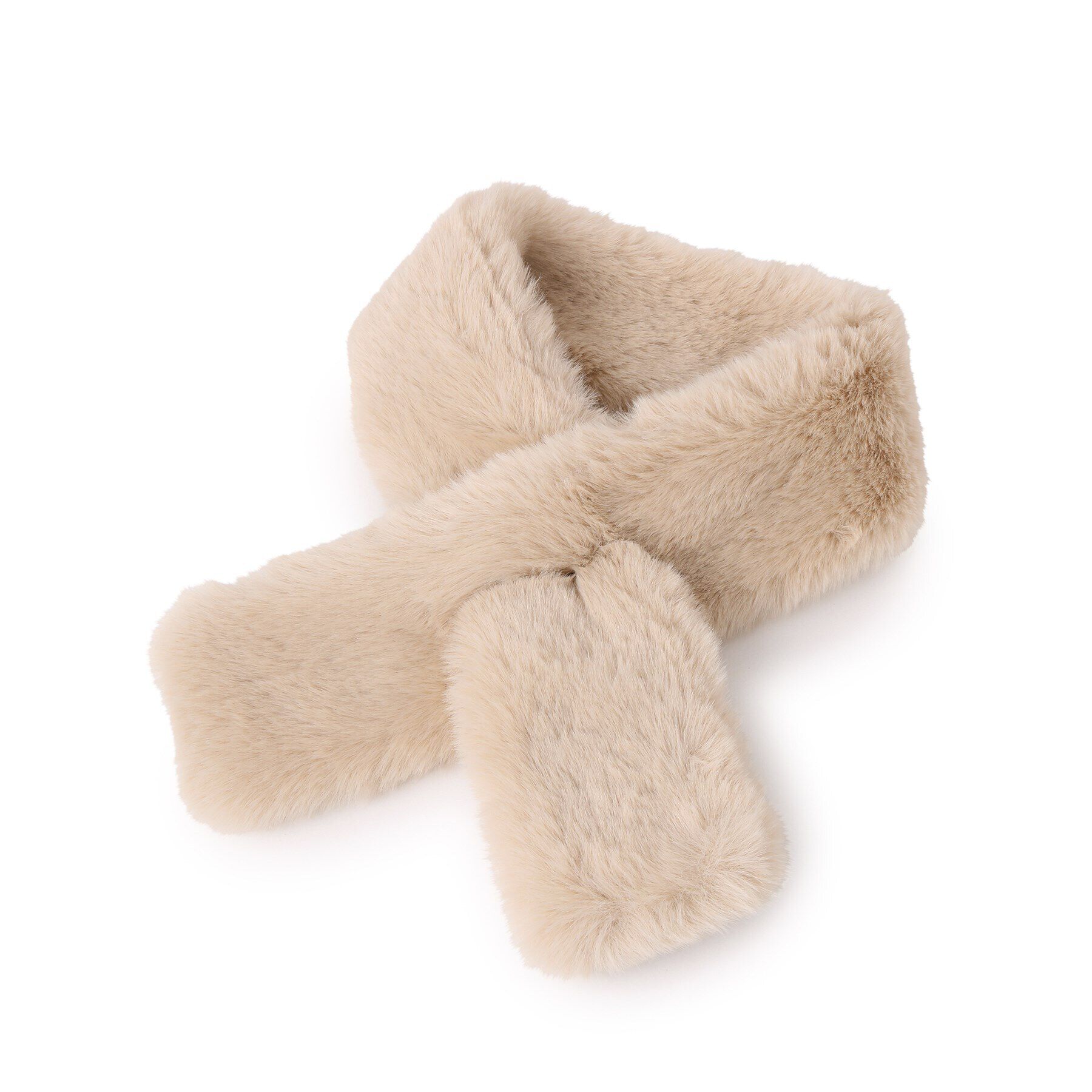 ITS&rsquo;DEMO「【5色展開】フェイクファーミニマフラー」|ストール|