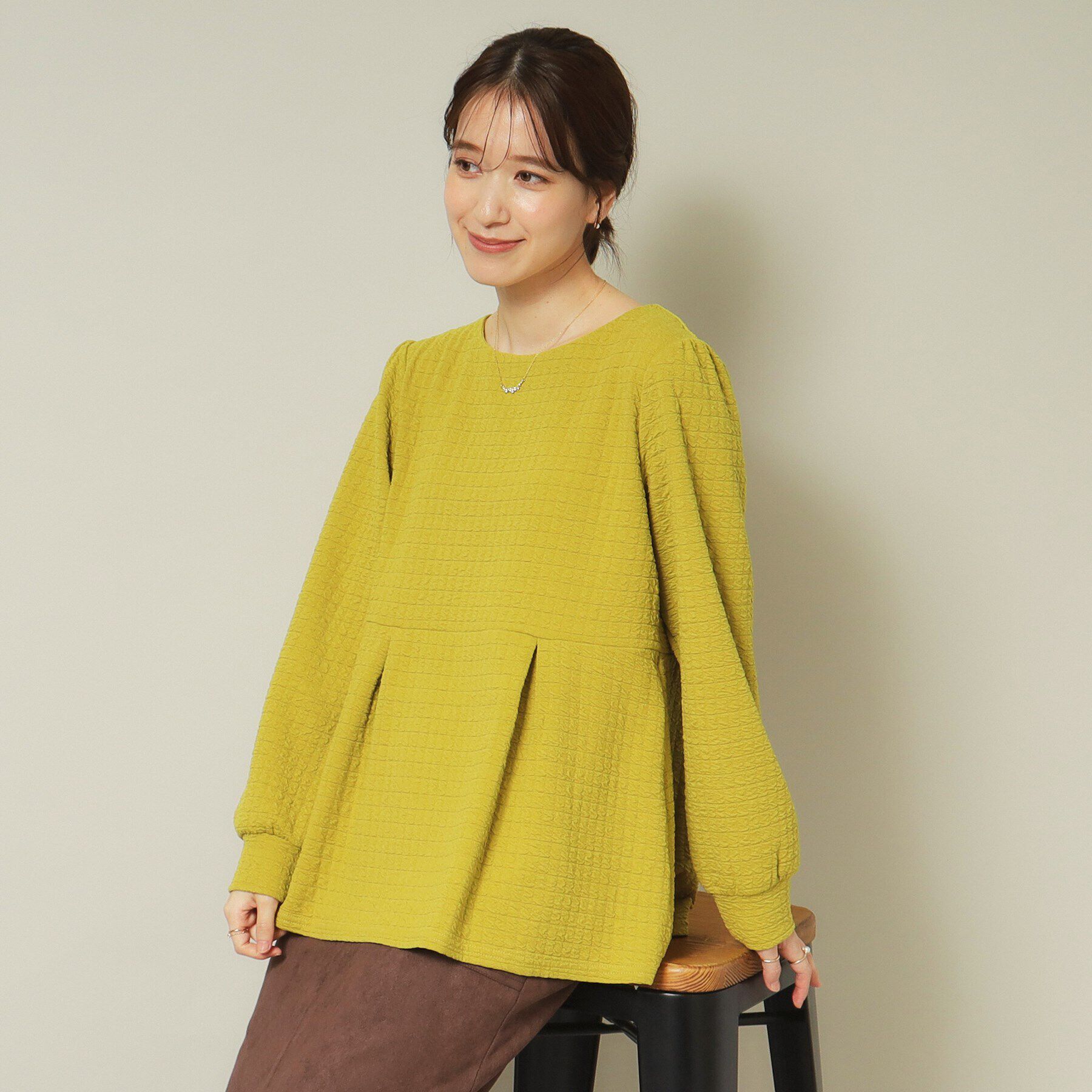 ITS&rsquo;DEMO「【通勤／手洗い可】ペプラムプルオーバー」|Tシャツ・カットソー|